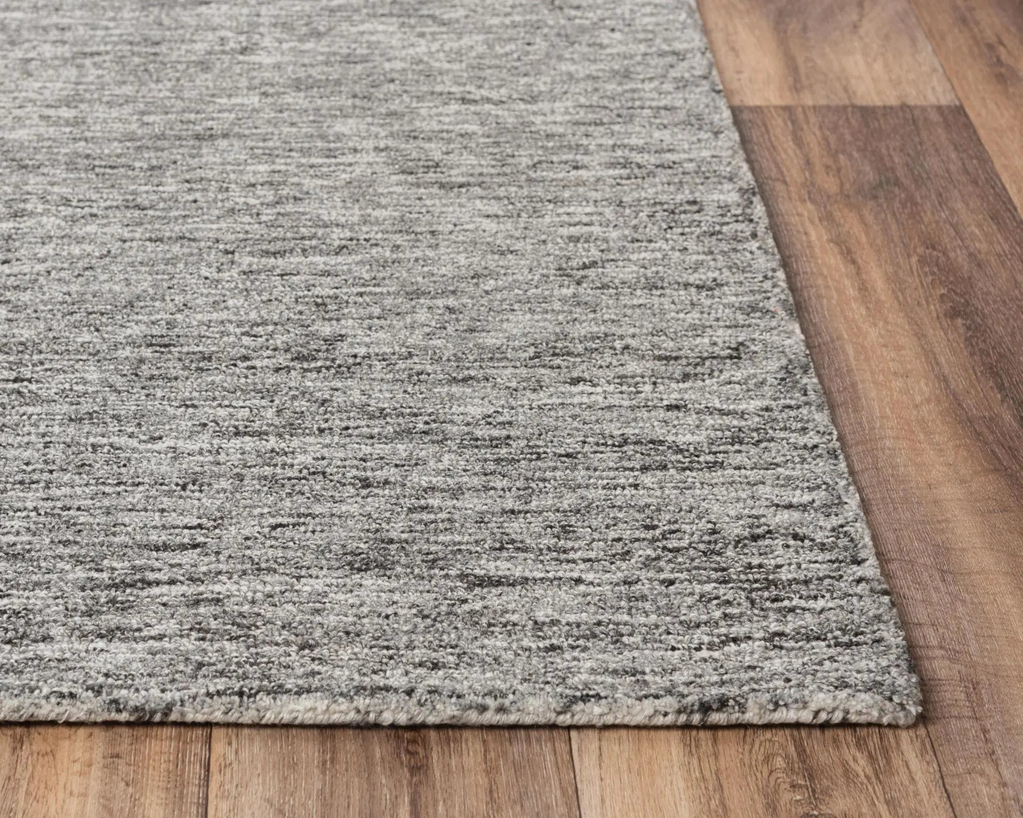 5' X 8' Gray Charcoal And Black Wool Hand Tufted Area Rug Homeroots Home Decor