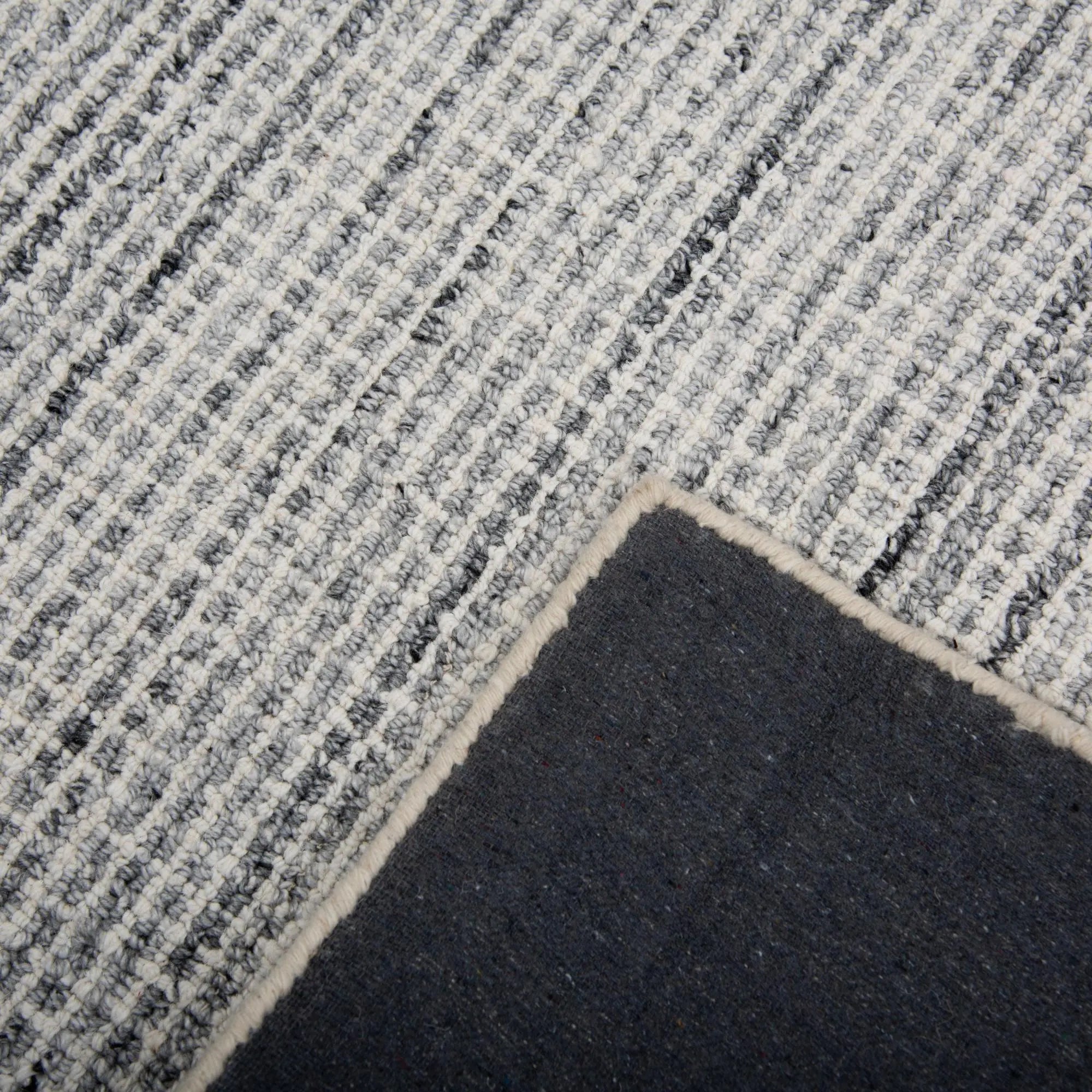 5' X 8' Gray Charcoal Light Gray And Ivory Wool Hand Tufted Area Rug Homeroots Home Decor