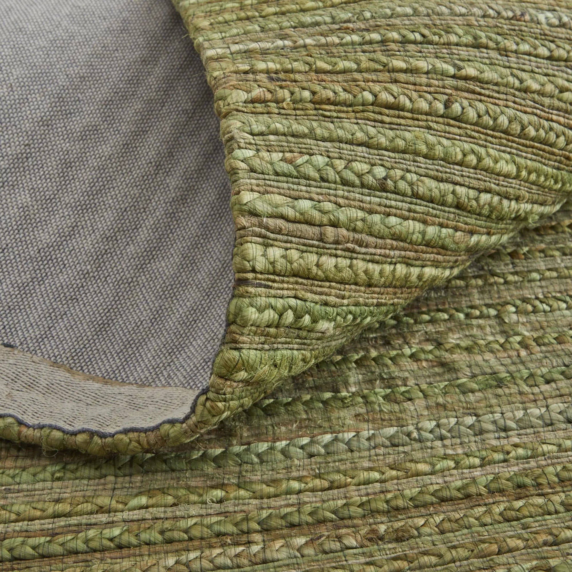 5' X 8' Green And Brown Jute Hand Woven Area Rug With Fringe Homeroots Home Decor