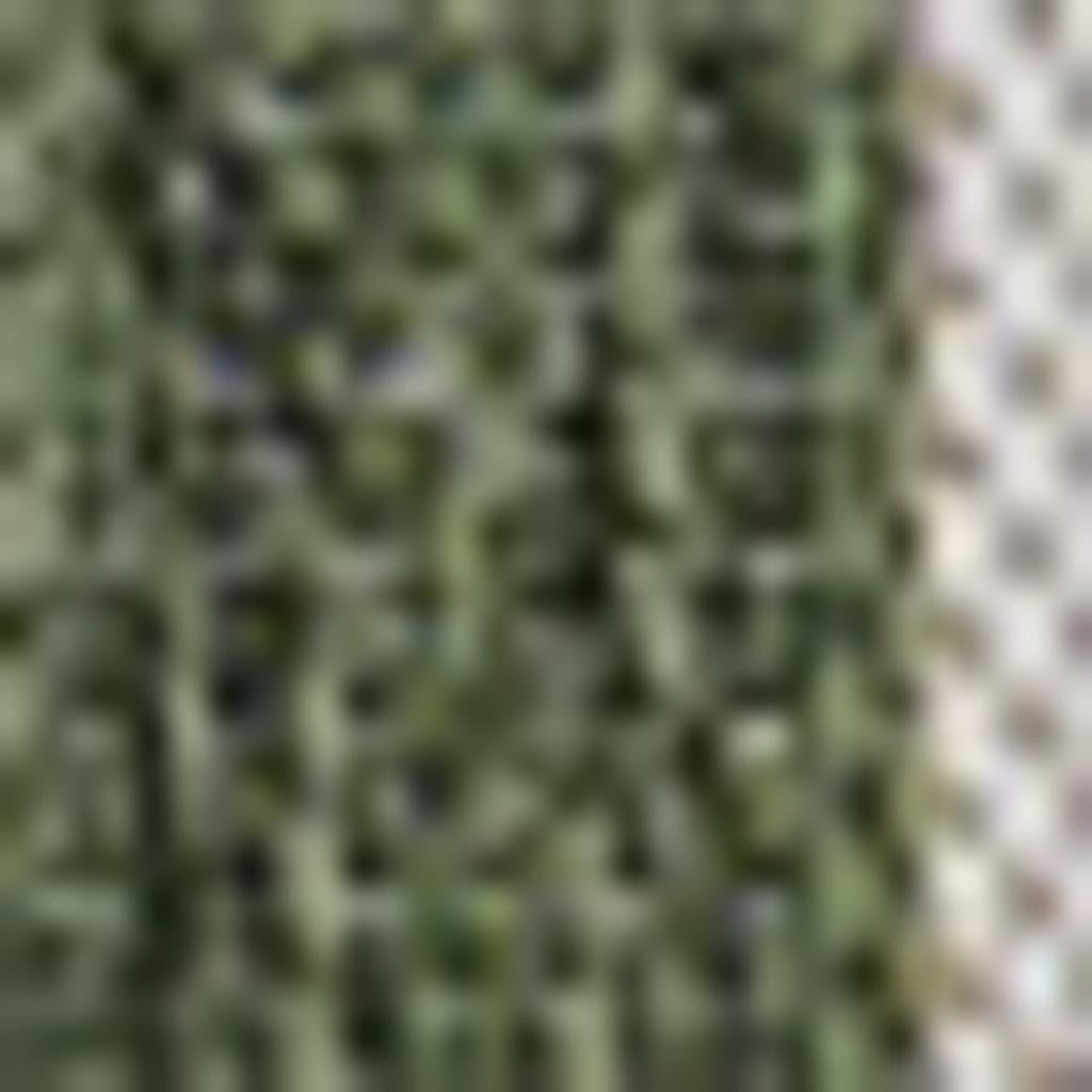 5' X 8' Green And Cream Geometric Indoor Outdoor Area Rug - GreatEagleInc