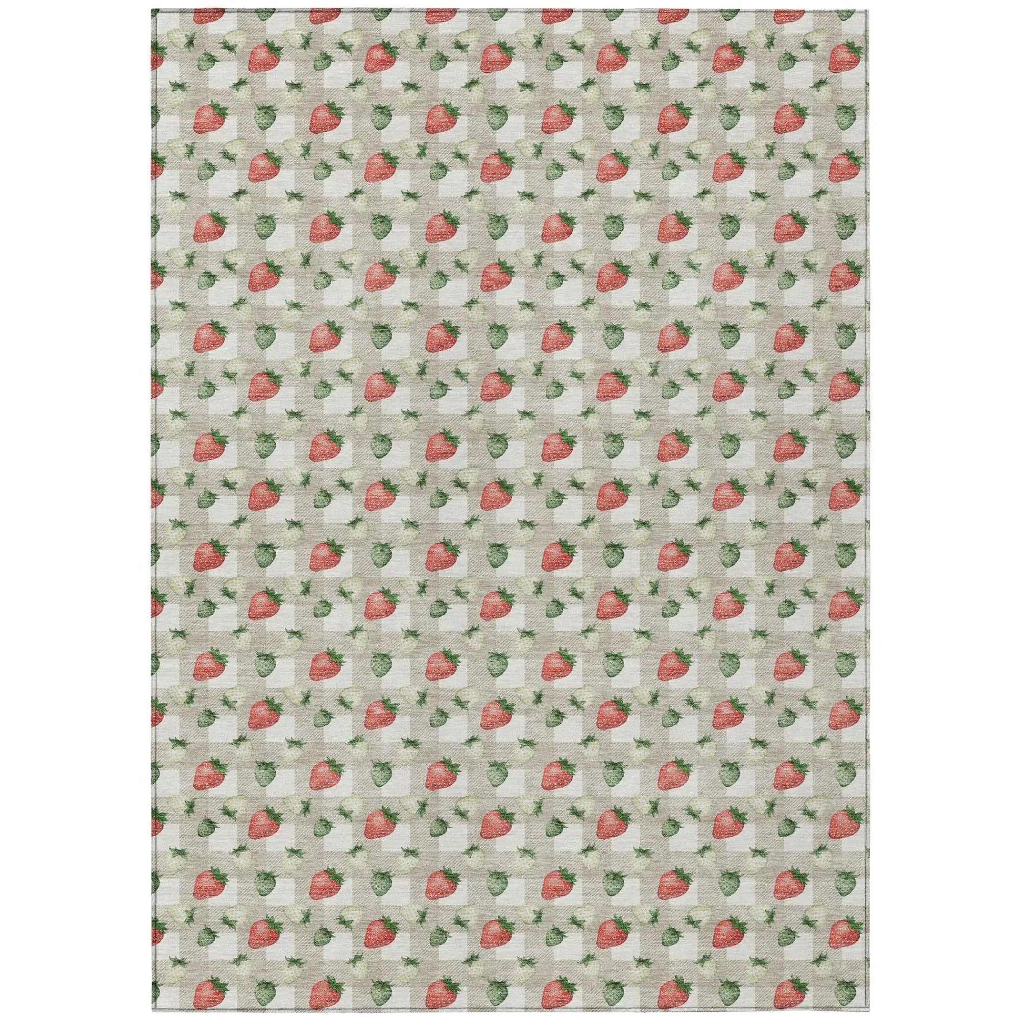 5' X 8' Ivory And Beige Floral Washable Indoor Outdoor Area Rug Homeroots Outdoor