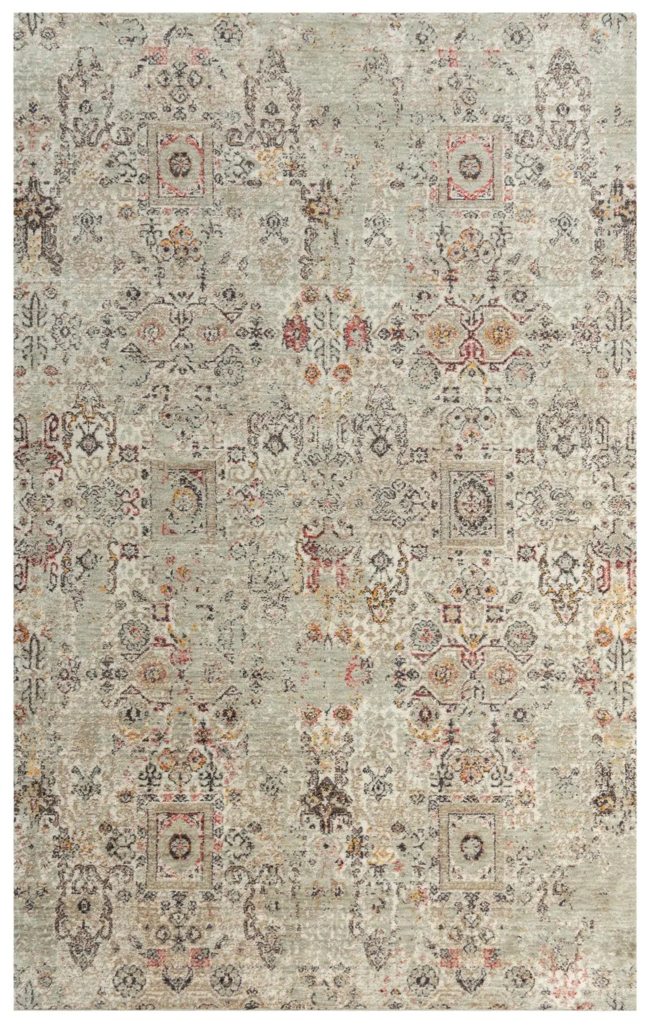 5' X 8' Ivory And Brown New Zealand Lambs Wool Oriental Hand Carved Handmade Area Rug Homeroots Home Decor