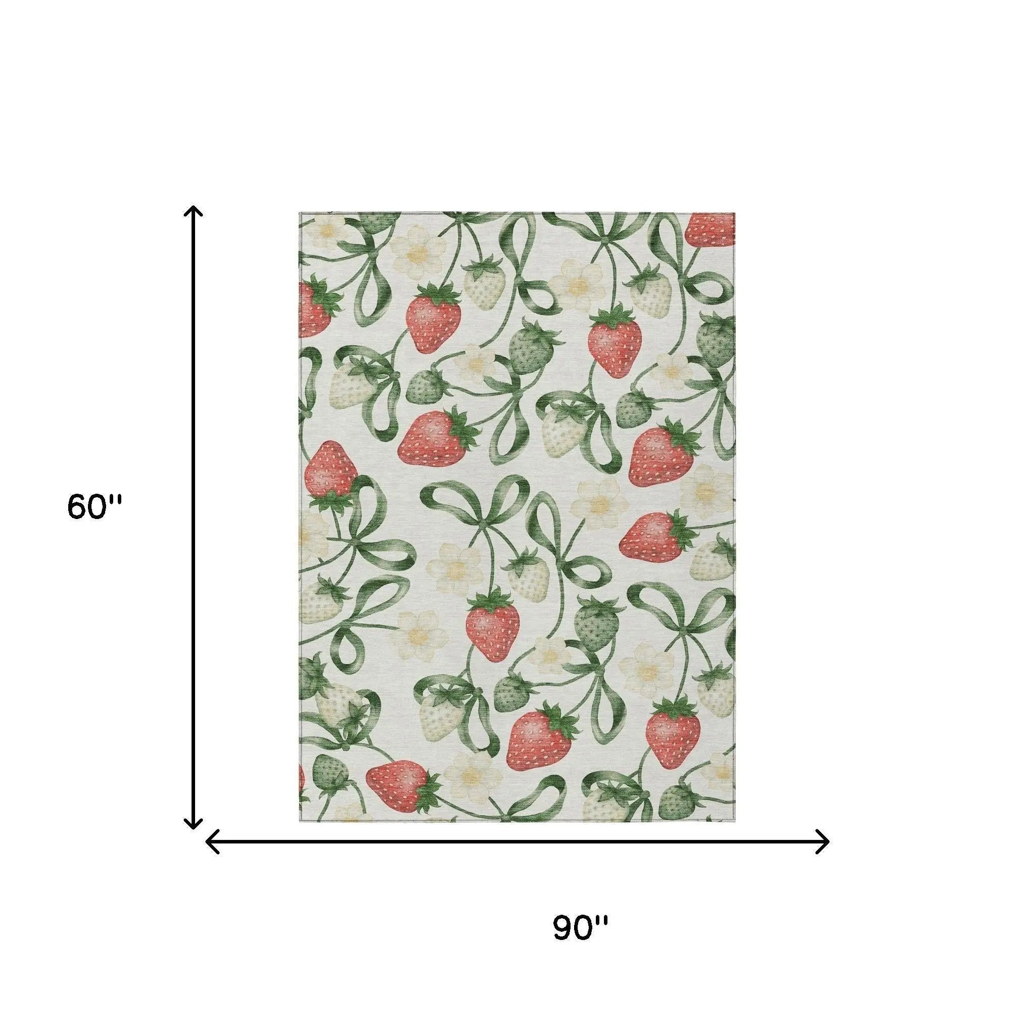 5' X 8' Ivory And Linen Floral Washable Indoor Outdoor Area Rug Homeroots Outdoor