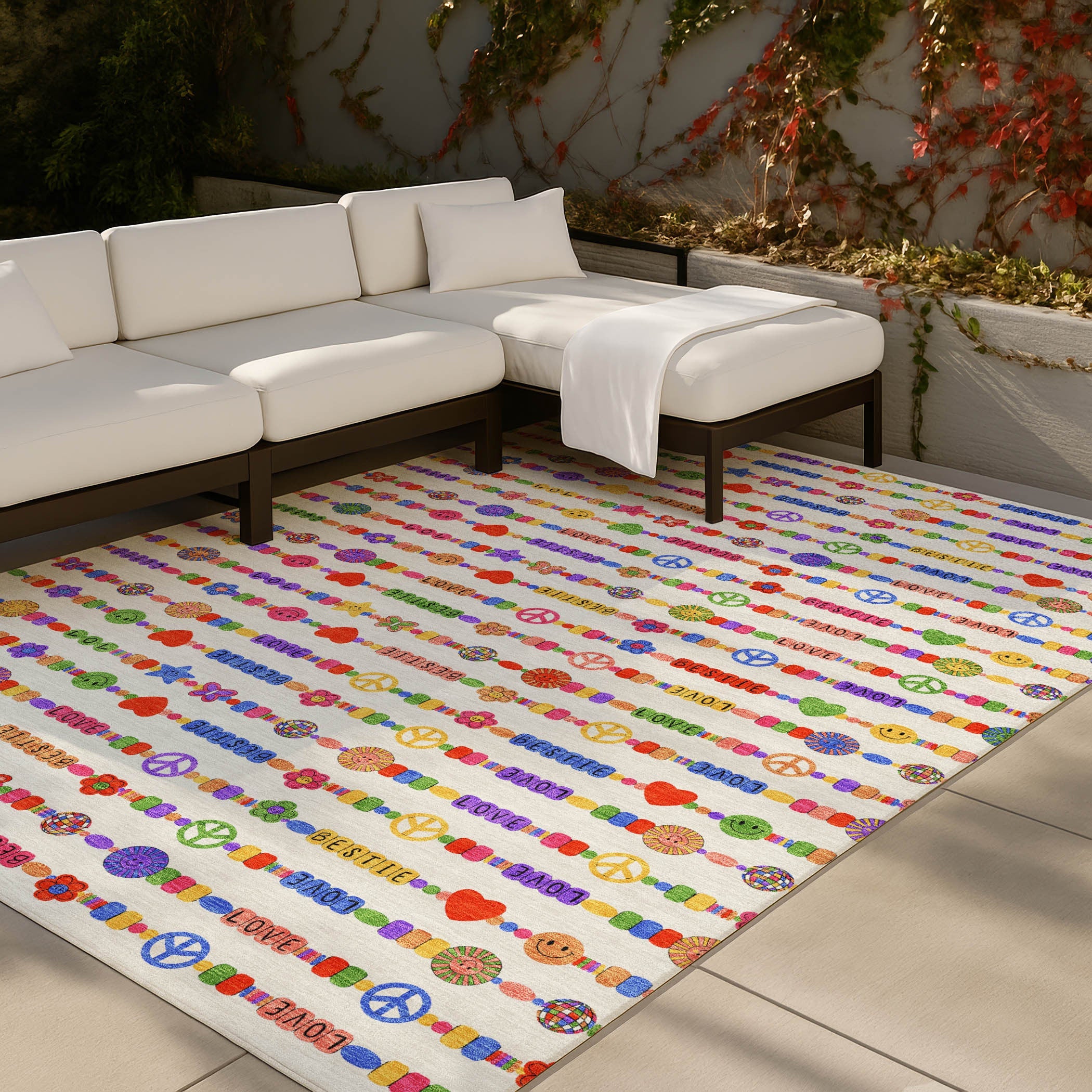 5' X 8' Ivory And Olive Green Geometric Washable Indoor Outdoor Area Rug Homeroots Outdoor