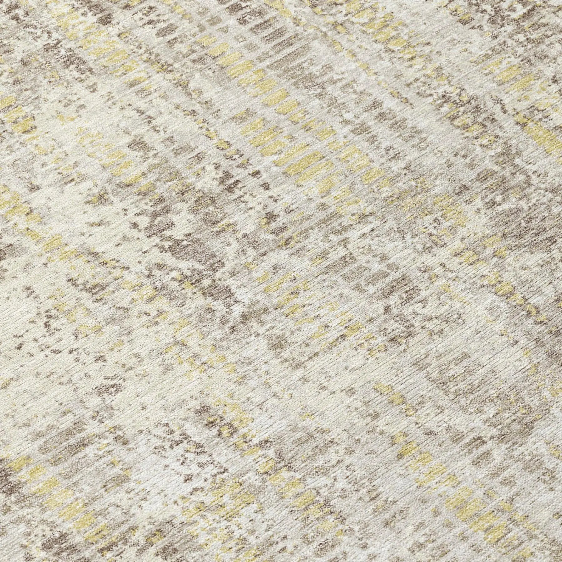 5' X 8' Ivory And Silver Abstract Washable Indoor Outdoor Area Rug Homeroots Outdoor
