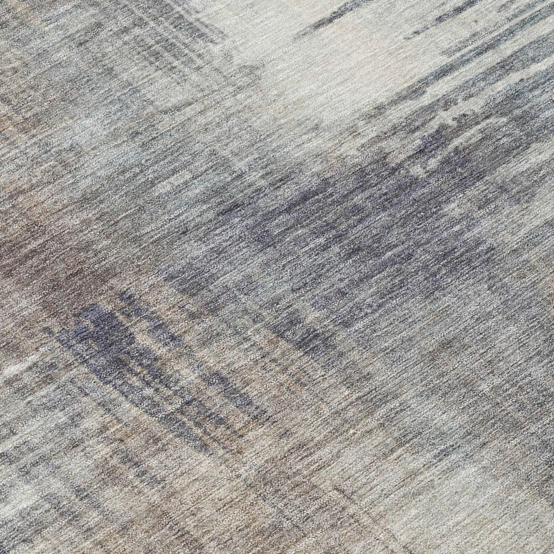 5' X 8' Khaki And Brown Abstract Washable Indoor Outdoor Area Rug Homeroots Outdoor