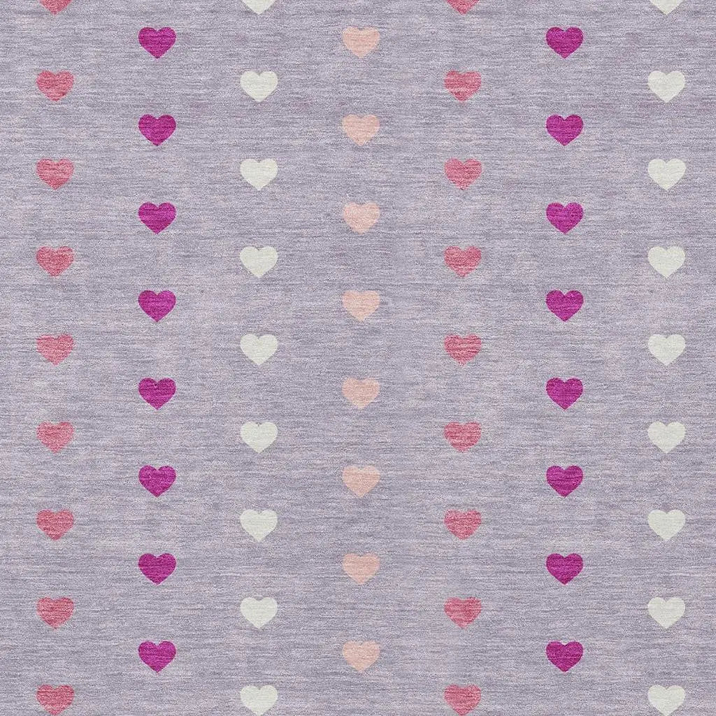 5' X 8' Lavender And Pink Geometric Washable Indoor Outdoor Area Rug Homeroots Outdoor