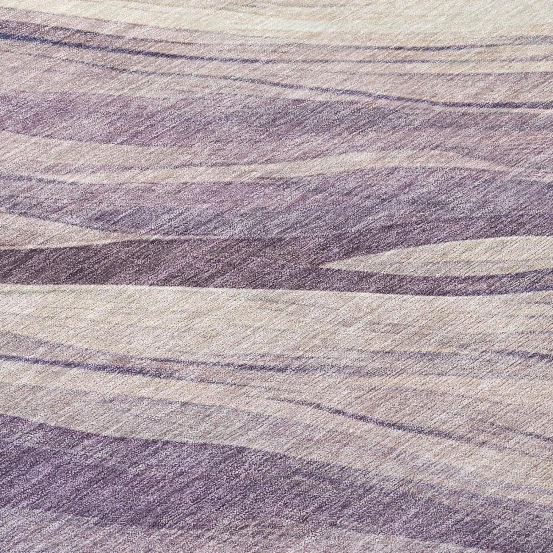 5' X 8' Lavender And Purple Abstract Washable Indoor Outdoor Area Rug Homeroots Outdoor