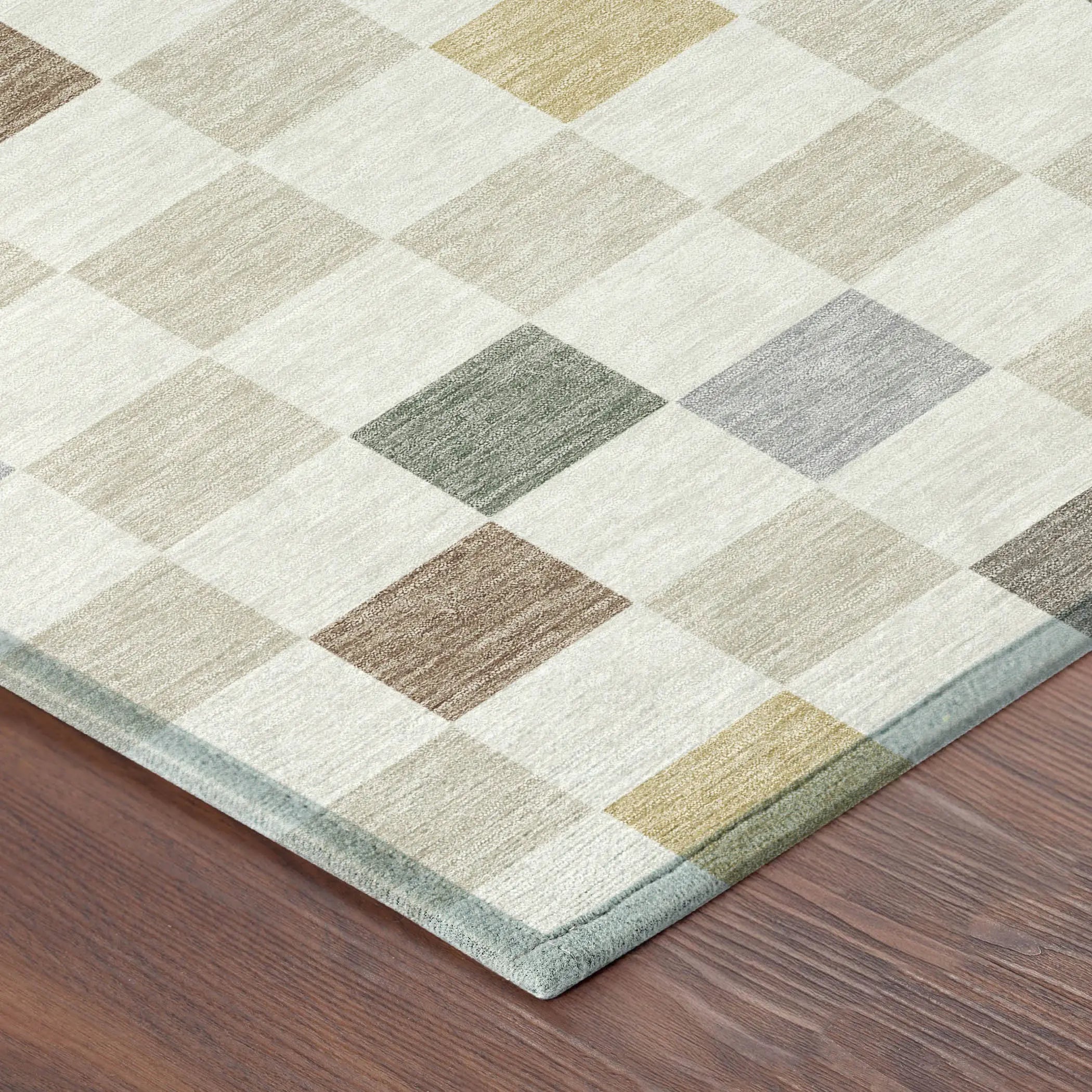 5' X 8' Linen And Black Geometric Washable Indoor Outdoor Area Rug Homeroots Outdoor