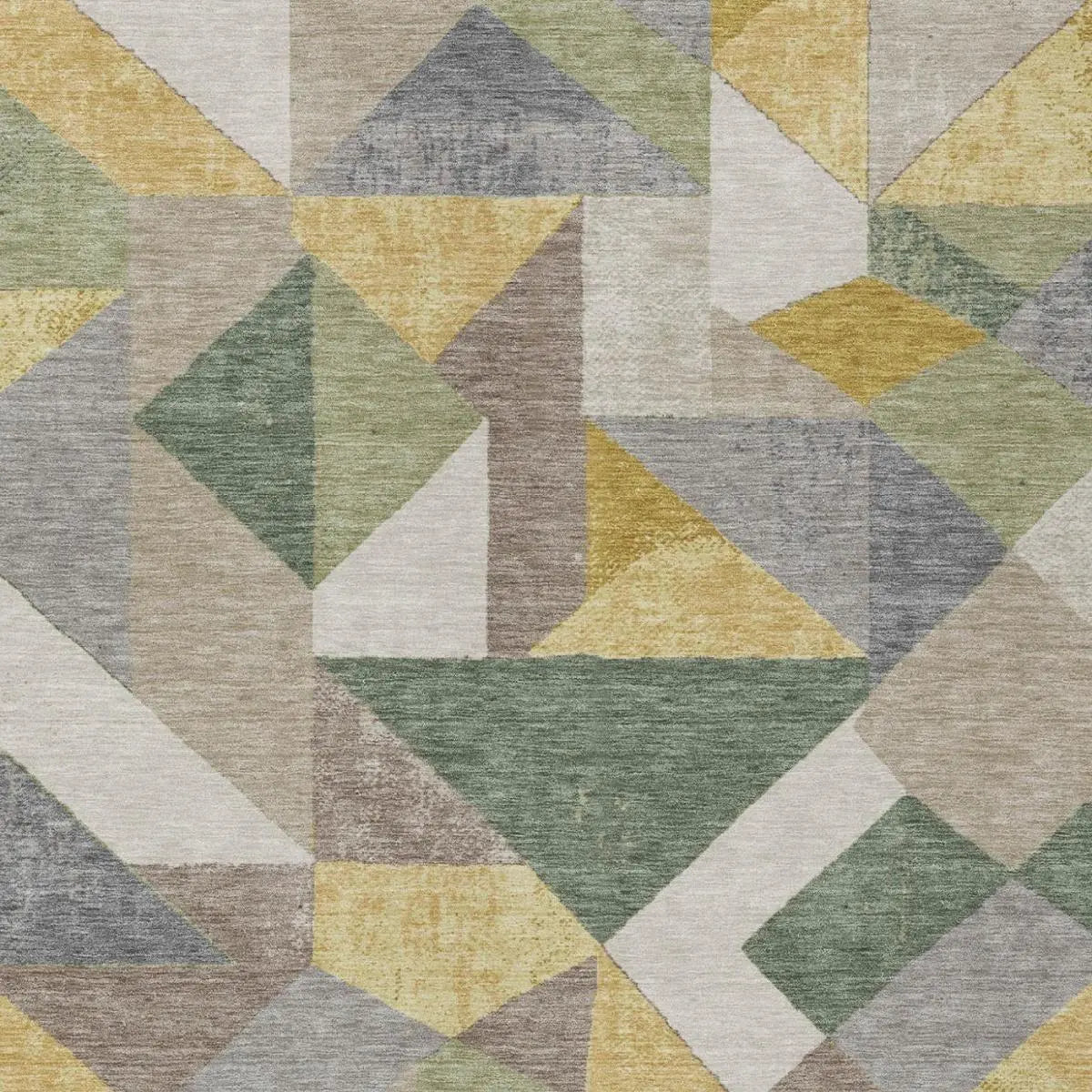 5' X 8' Linen And Ivory Geometric Washable Indoor Outdoor Area Rug Homeroots Outdoor