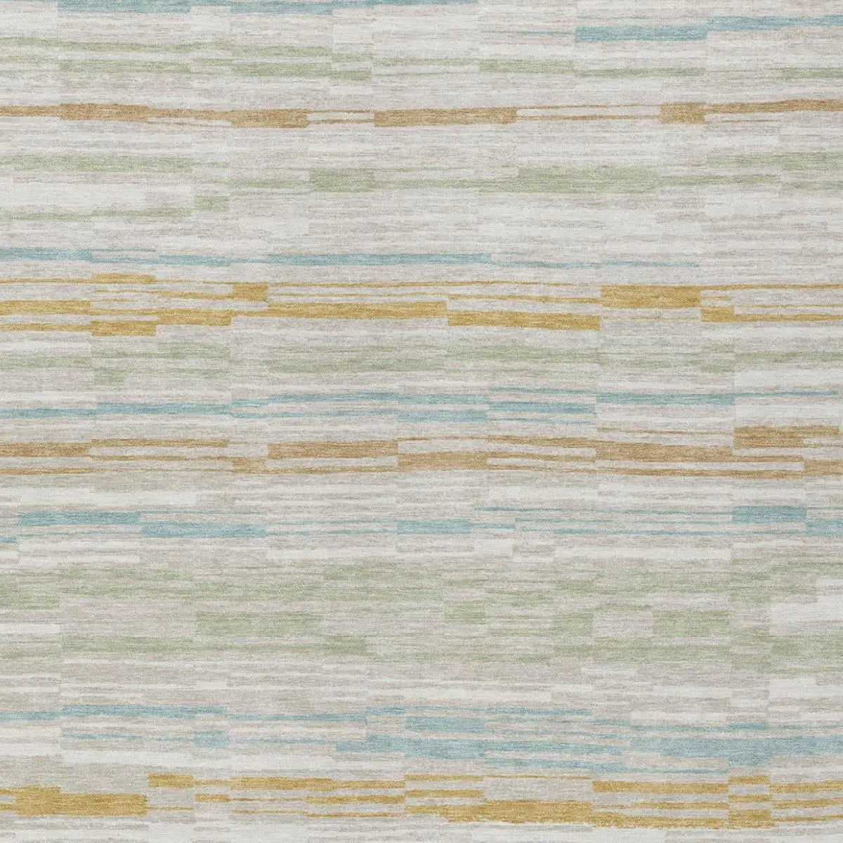 5' X 8' Linen And Ivory Striped Washable Indoor Outdoor Area Rug Homeroots Outdoor