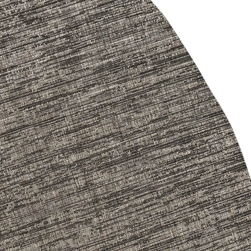 5' X 8' Natural And Black Medallion Indoor Outdoor Area Rug Homeroots Outdoor