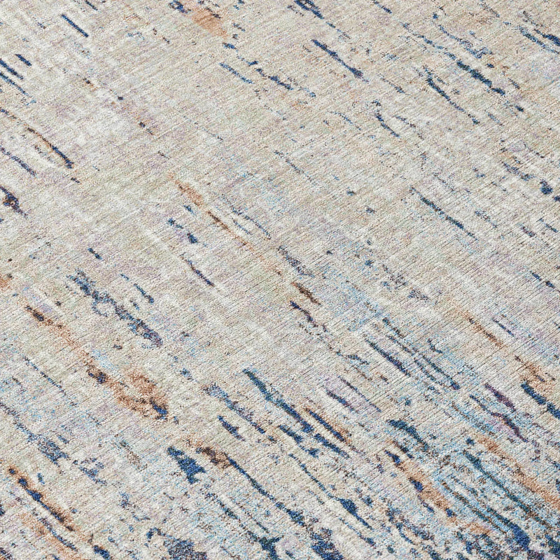 5' X 8' Navy Blue And Taupe Striped Washable Indoor Outdoor Area Rug Homeroots Outdoor