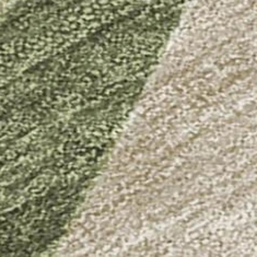 5' X 8' Olive Green And Green Abstract Washable Indoor Outdoor Area Rug Homeroots Outdoor