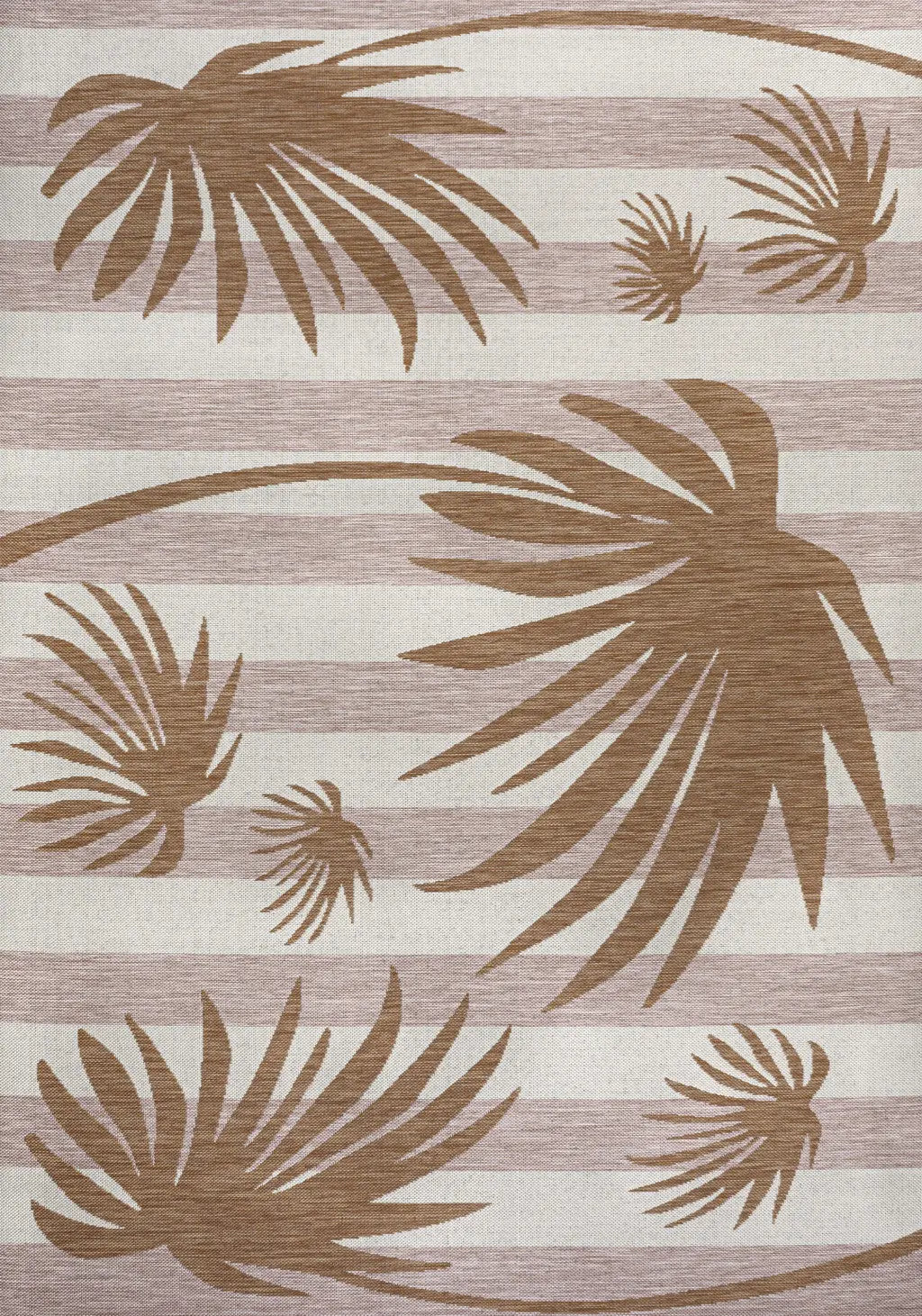 5' X 8' Pink And Cream Floral Indoor Outdoor Area Rug Homeroots Outdoor