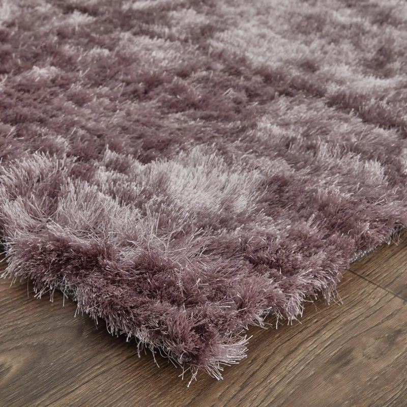 5' X 8' Purple And Pink Shag Hand Tufted Area Rug Homeroots Home Decor