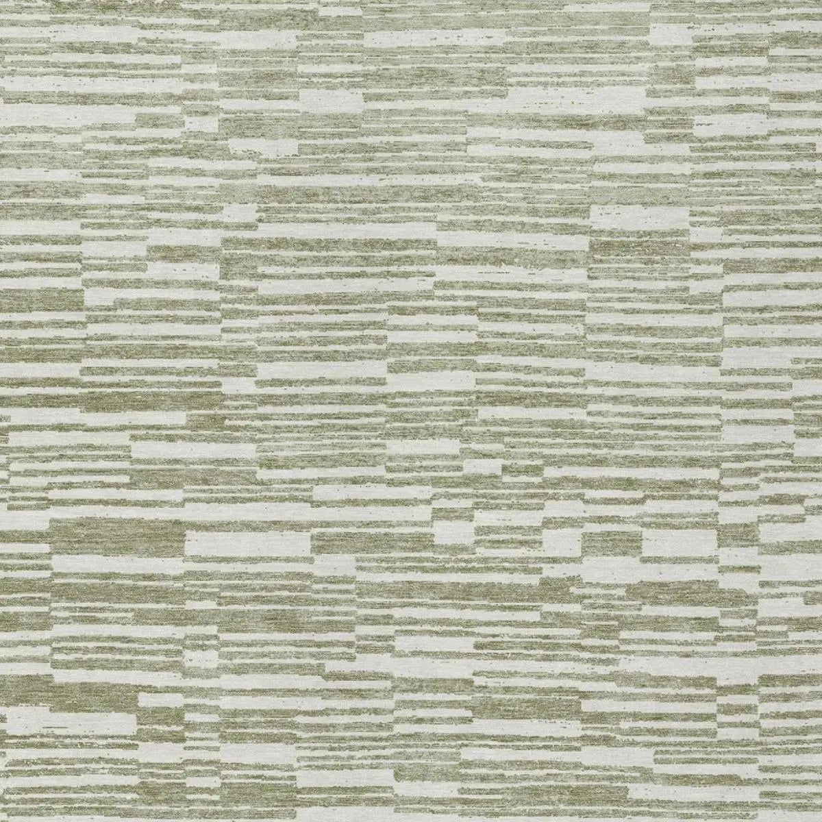 5' X 8' Sage And Green Striped Washable Indoor Outdoor Area Rug Homeroots Outdoor