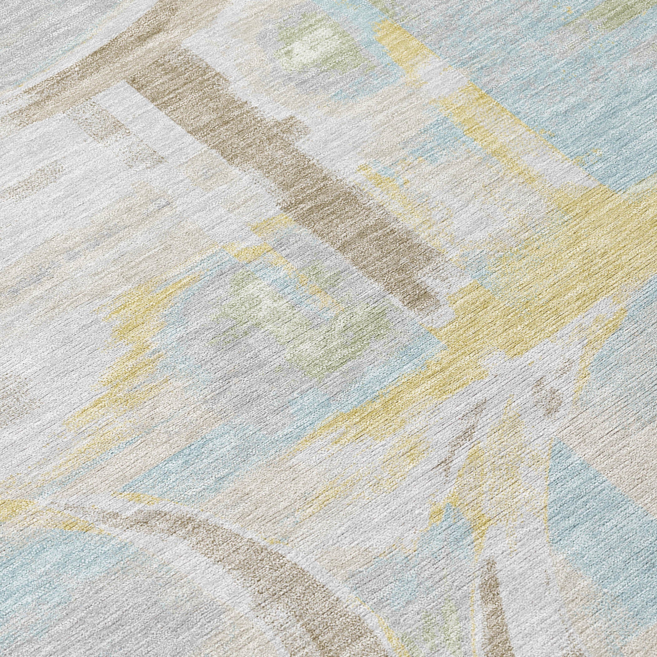 5' X 8' Silver And Gray Abstract Washable Indoor Outdoor Area Rug Homeroots Outdoor