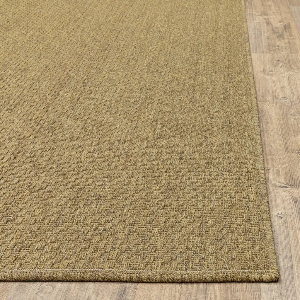 5' X 8' Tan Indoor Outdoor Area Rug Homeroots Outdoor