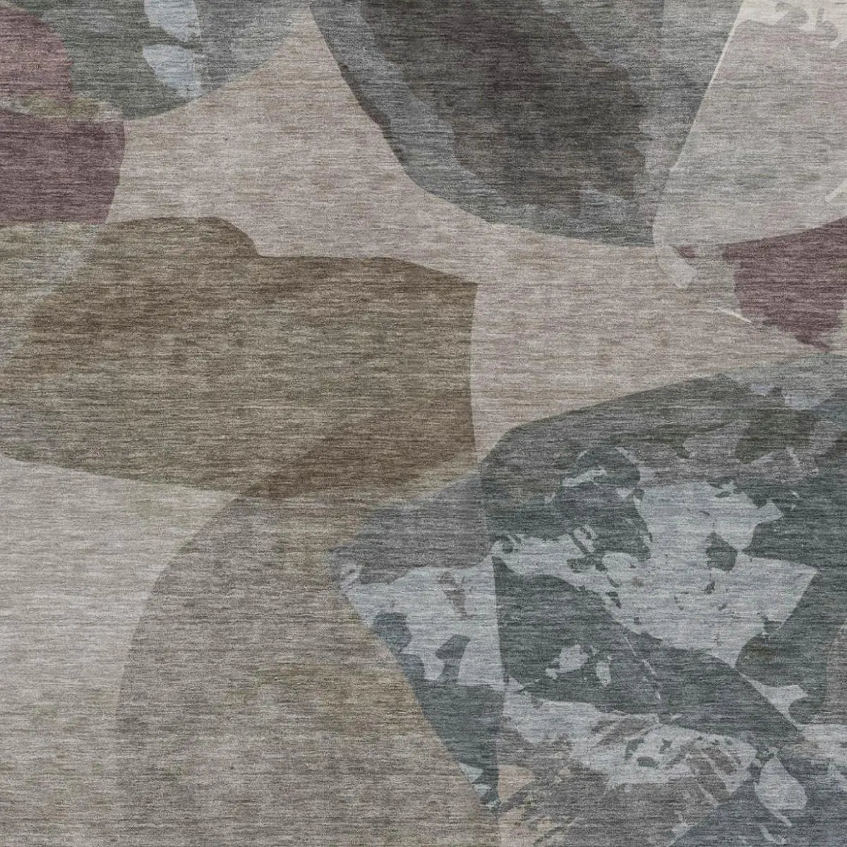 5' X 8' Taupe And Brown Abstract Washable Indoor Outdoor Area Rug Homeroots Outdoor