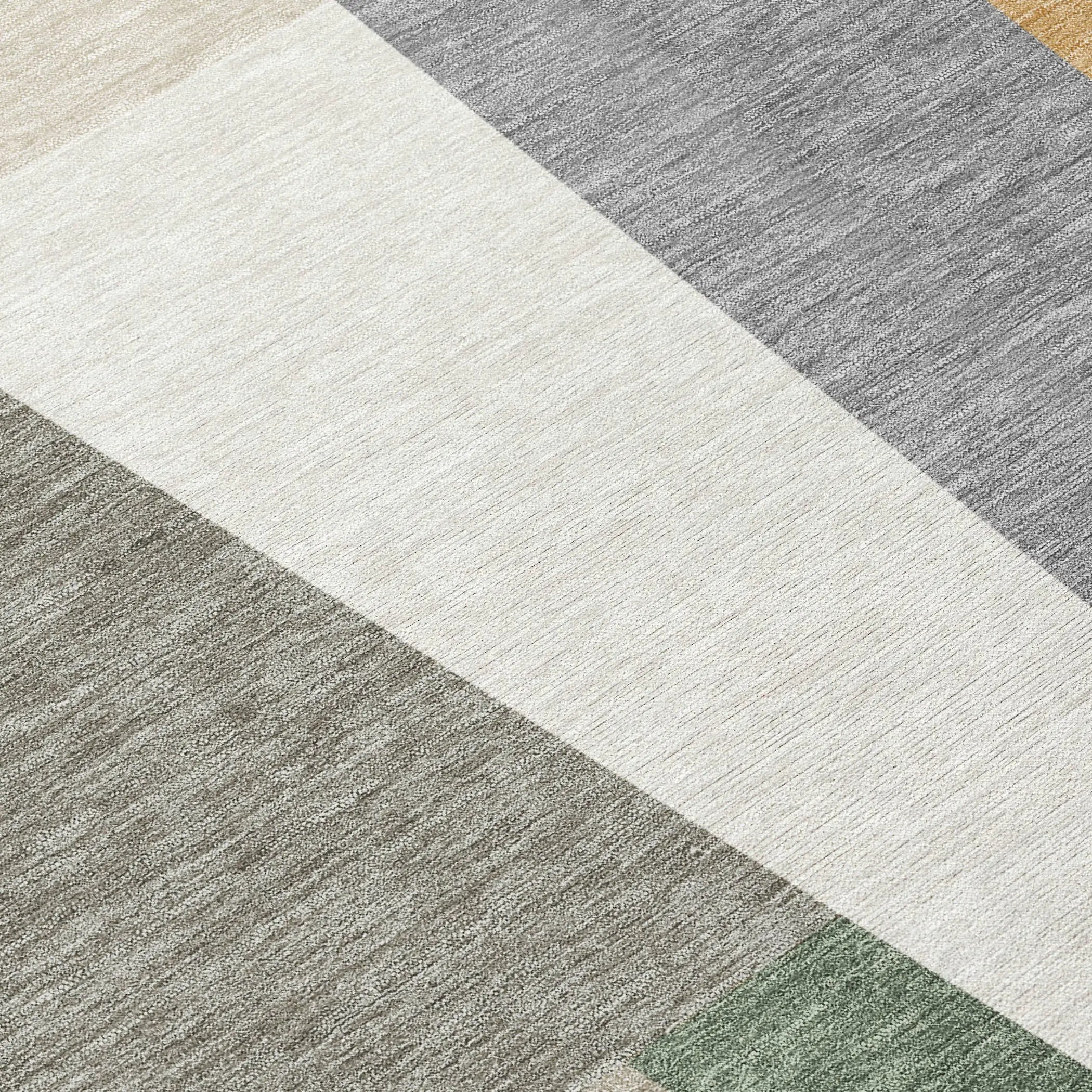 5' X 8' Taupe And Olive Green Geometric Washable Indoor Outdoor Area Rug Homeroots Outdoor