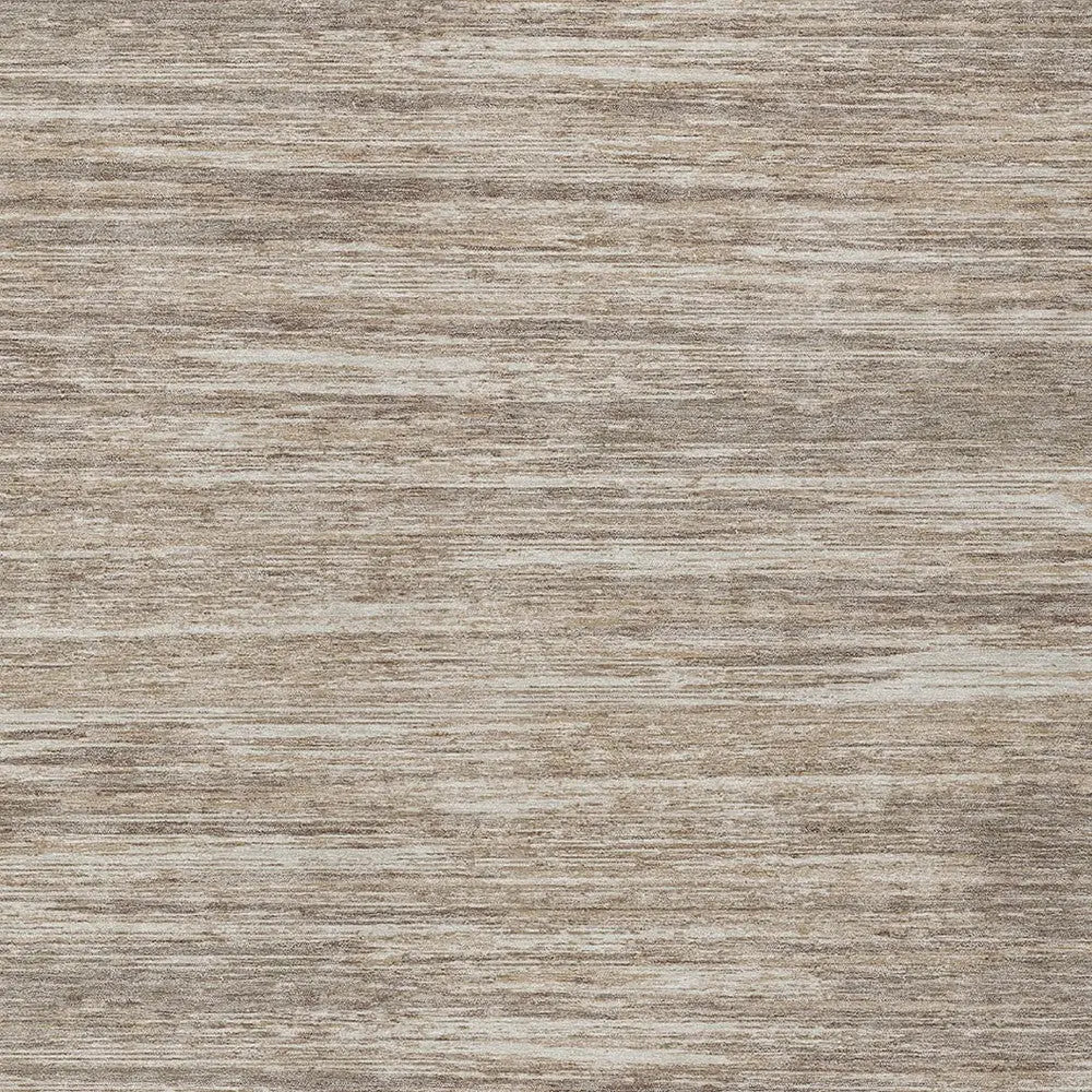 5' X 8' Taupe Gray And Ivory Striped Washable Indoor Outdoor Area Rug Homeroots Outdoor