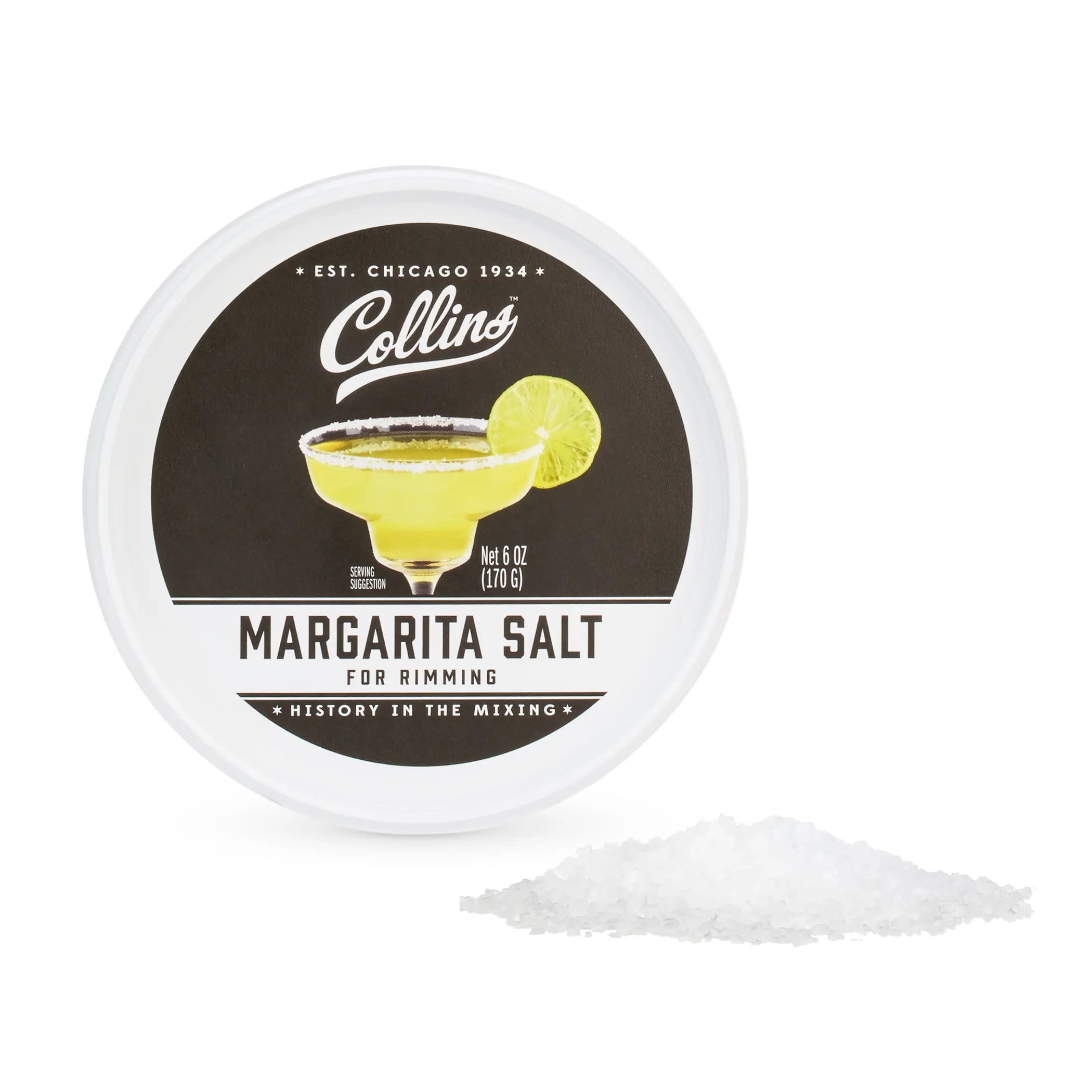 6 oz. White Margarita Salt by Collins Collins Consumables