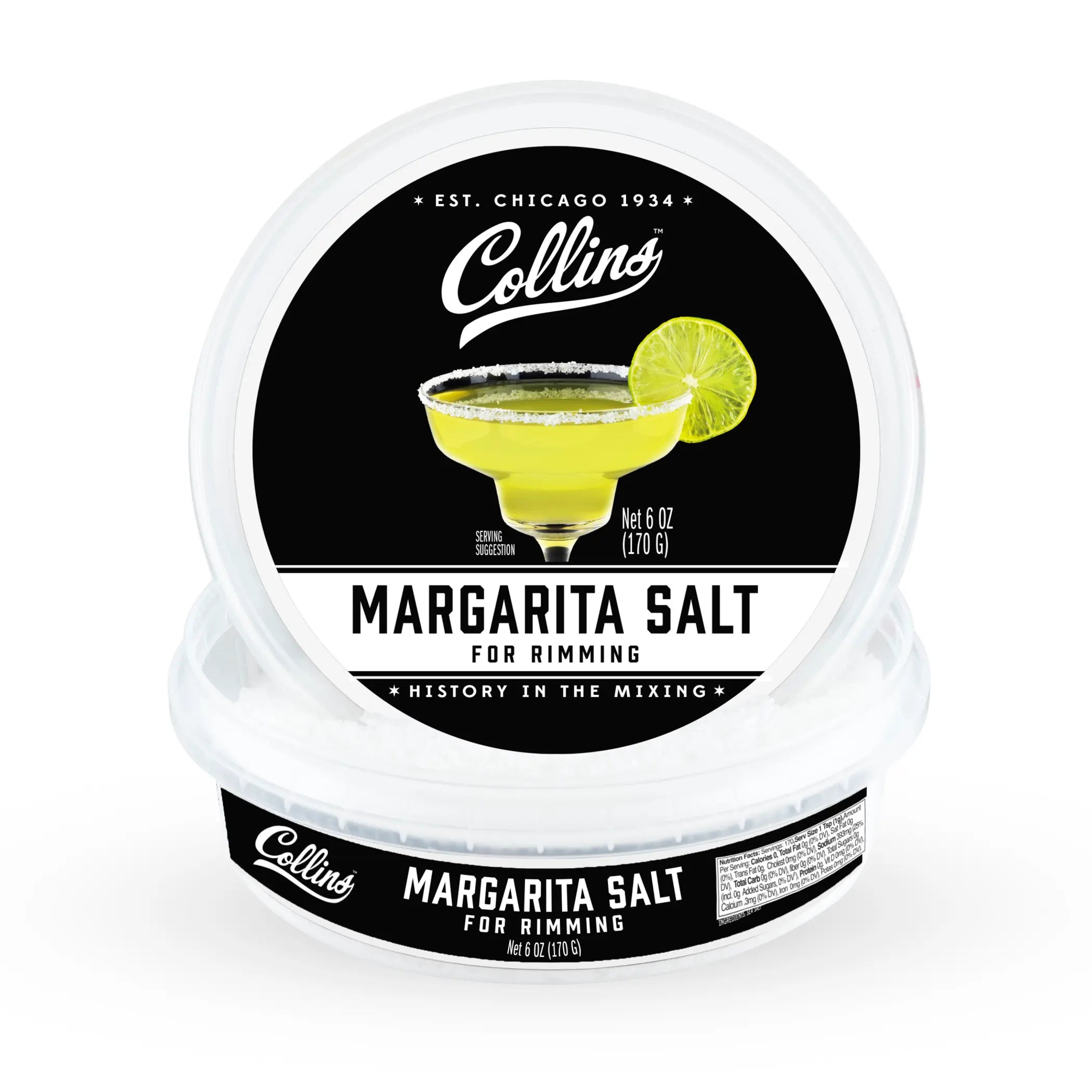 6 oz. White Margarita Salt by Collins Collins Consumables