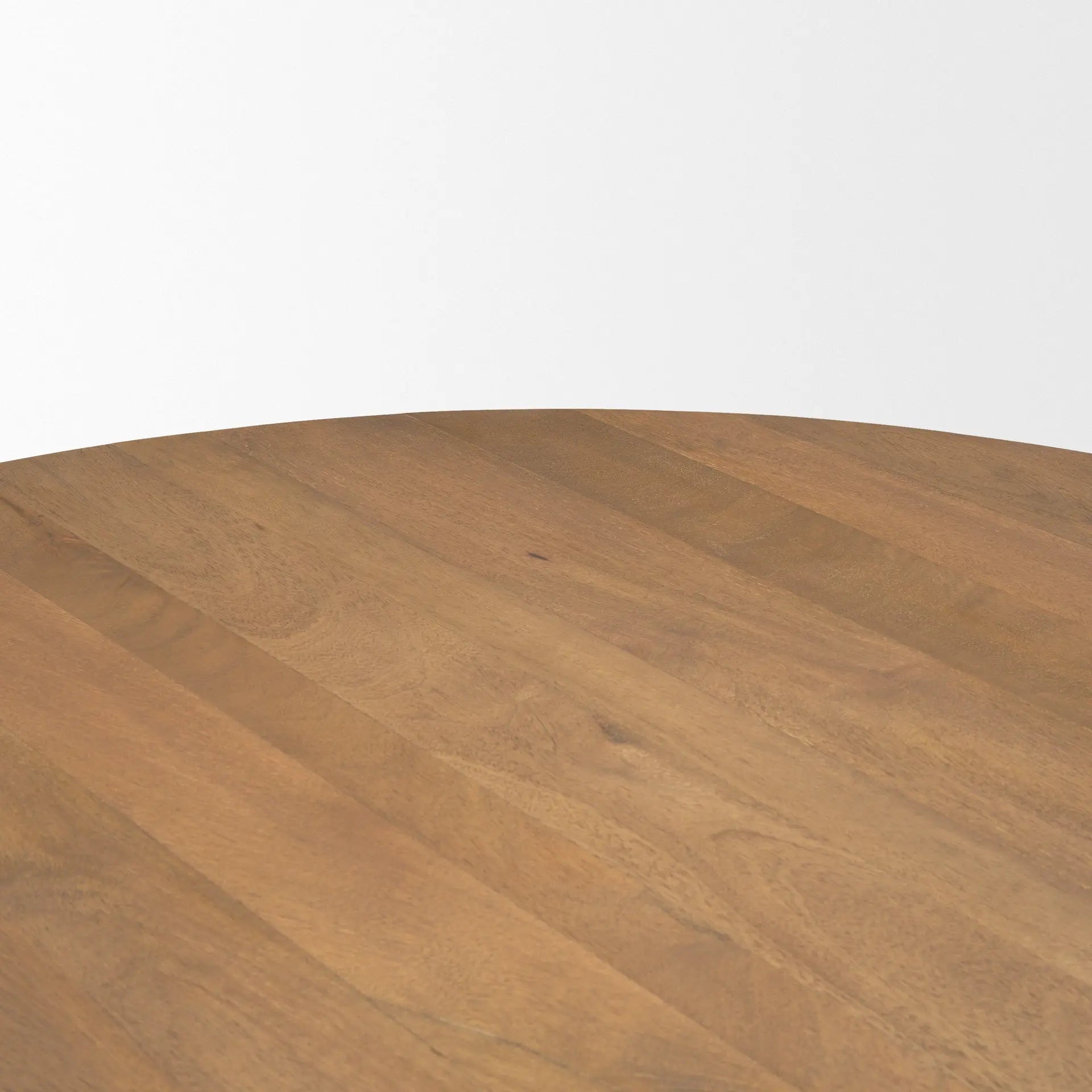 60" Brown Solid Wood Pedestal Base Round Top Dining Table Homeroots Kitchen & Dining