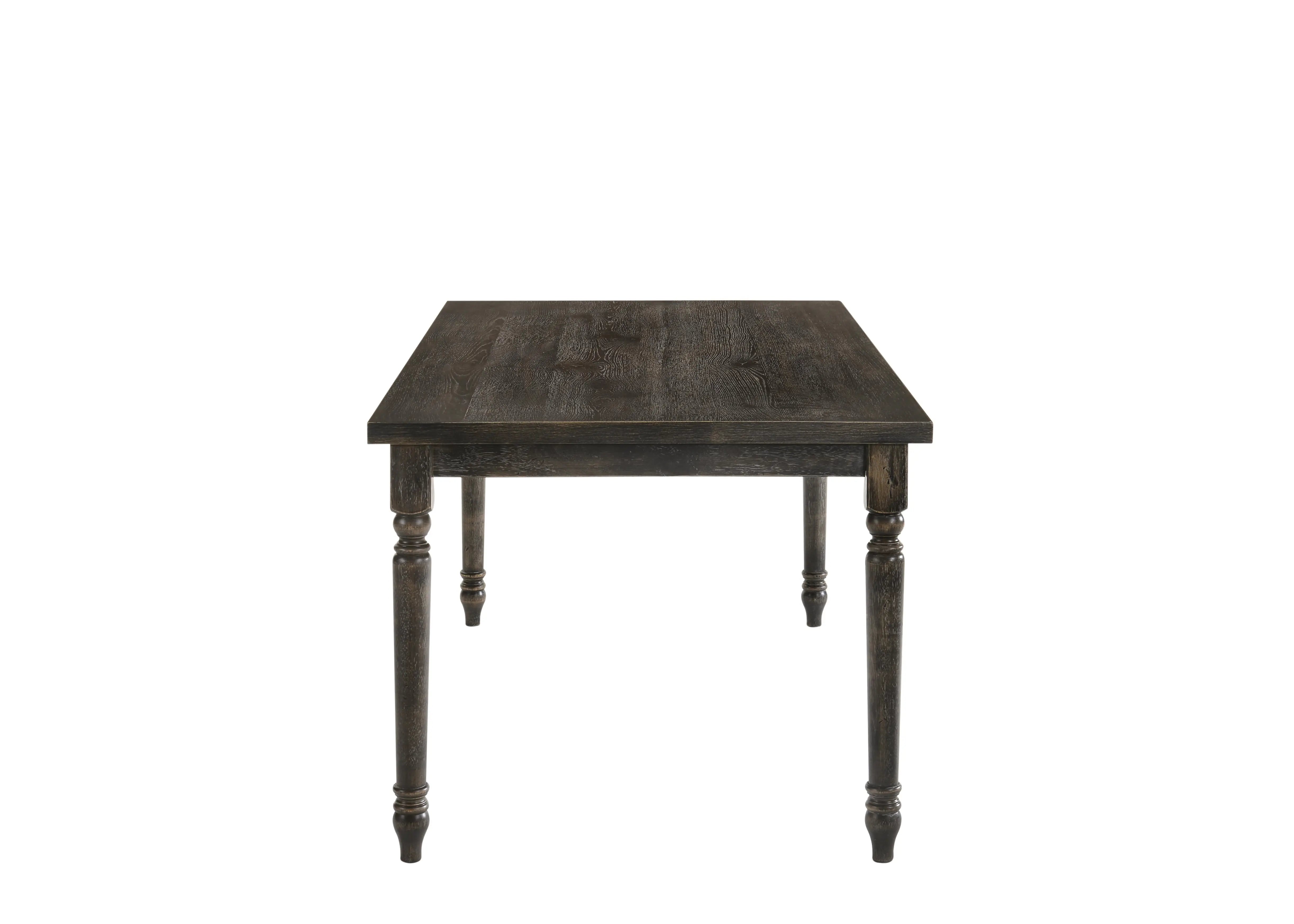 60" Gray Wood Dining Table Homeroots Kitchen & Dining