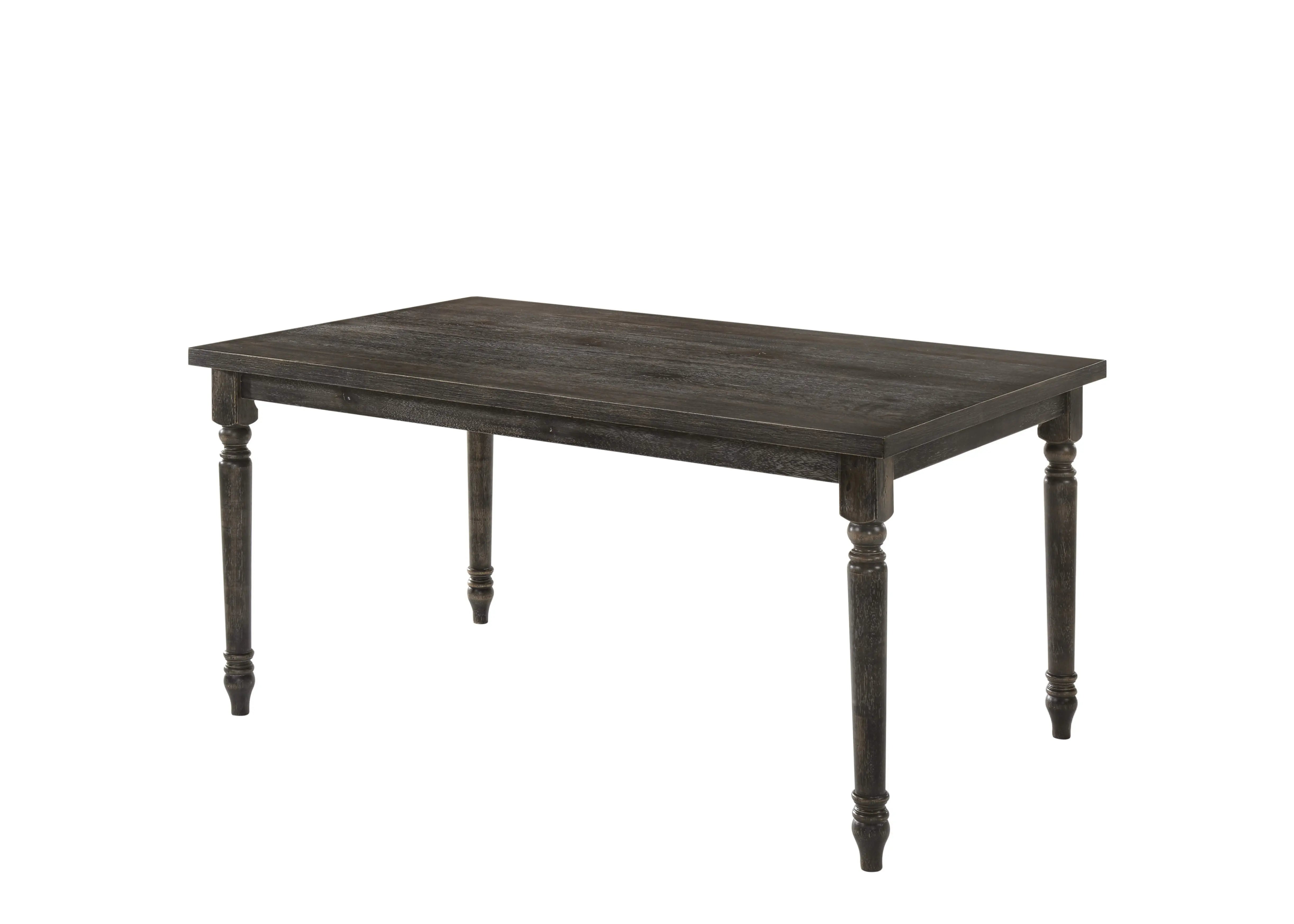 60" Gray Wood Dining Table Homeroots Kitchen & Dining