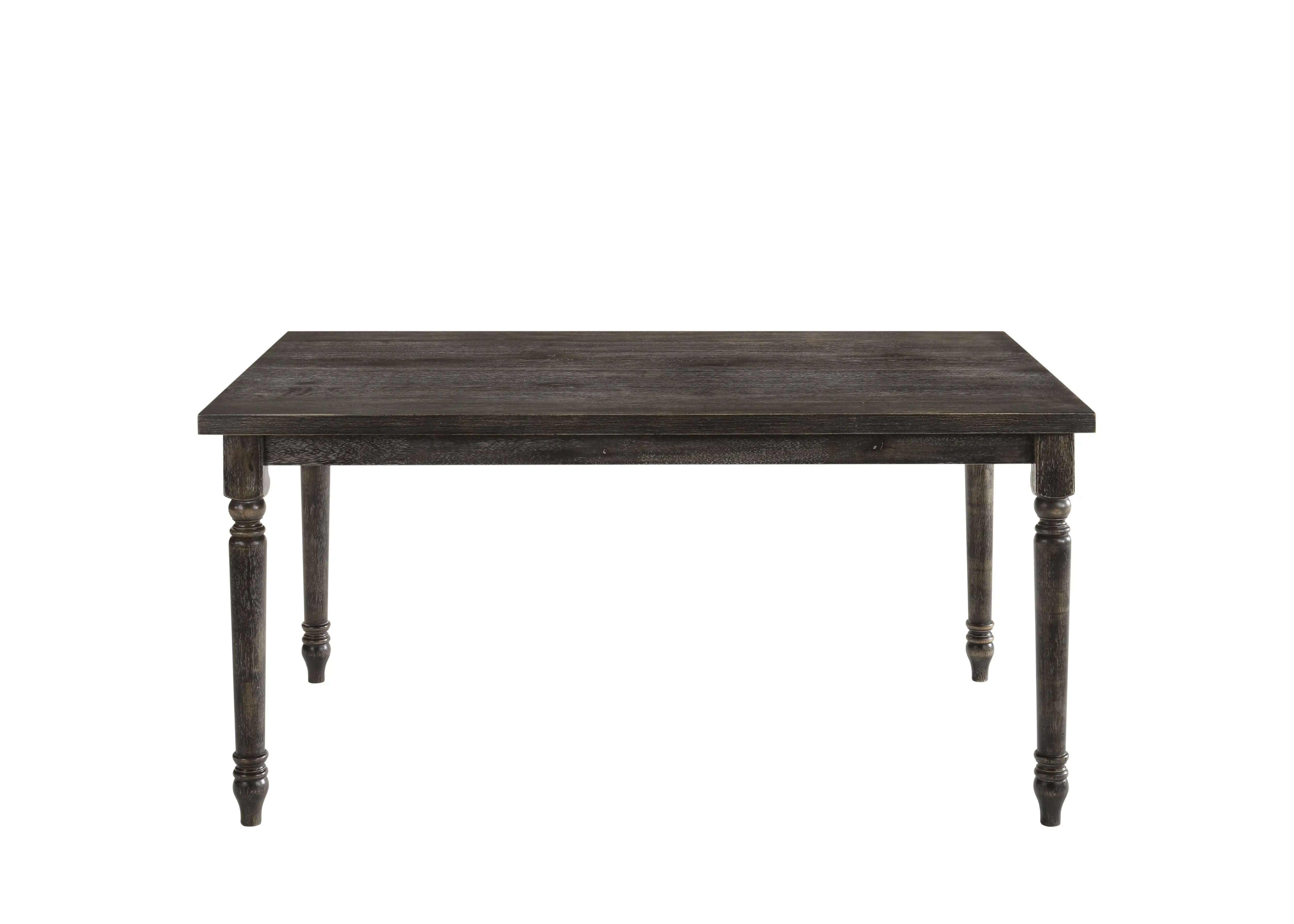 60" Gray Wood Dining Table Homeroots Kitchen & Dining