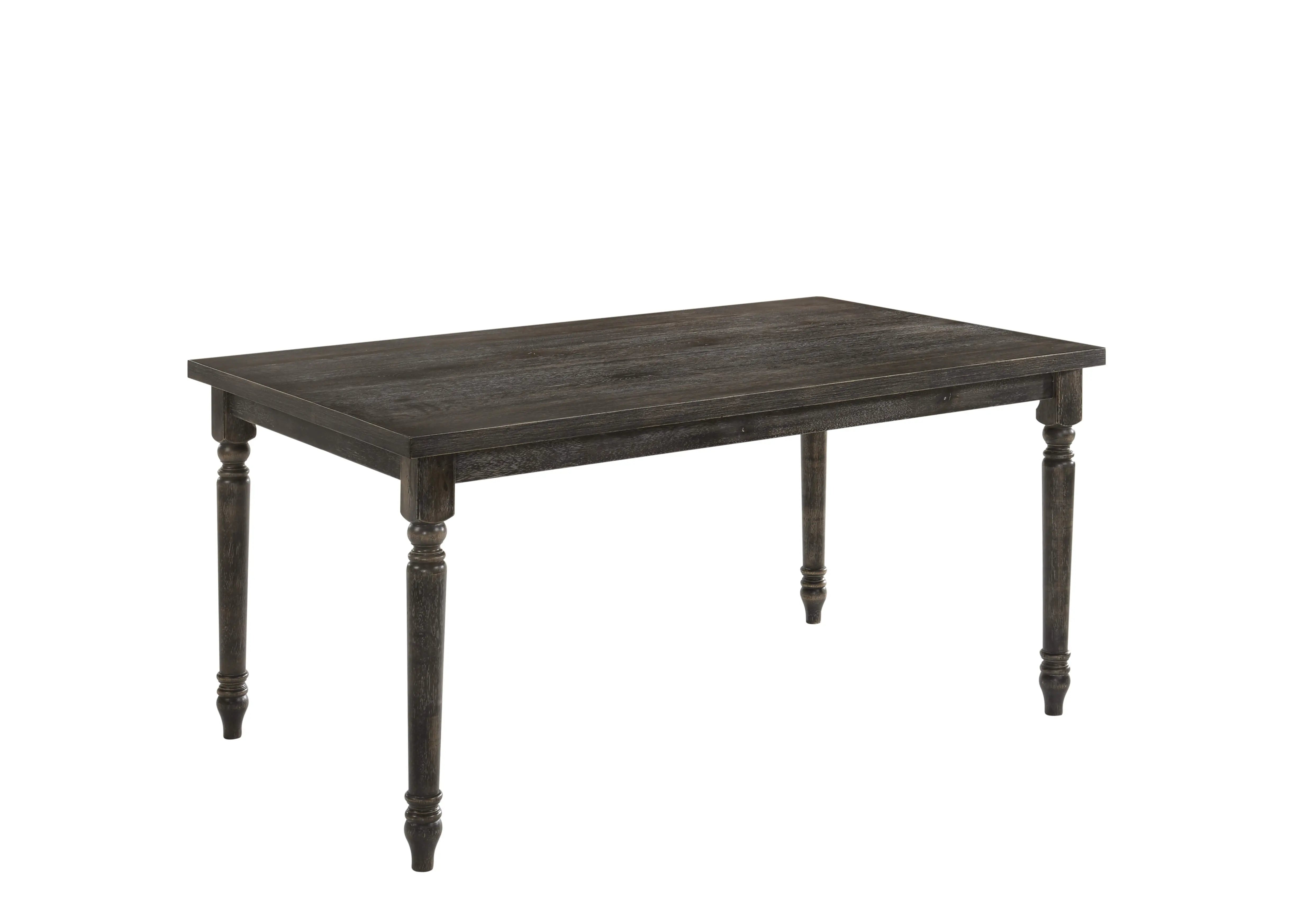 60" Gray Wood Dining Table Homeroots Kitchen & Dining
