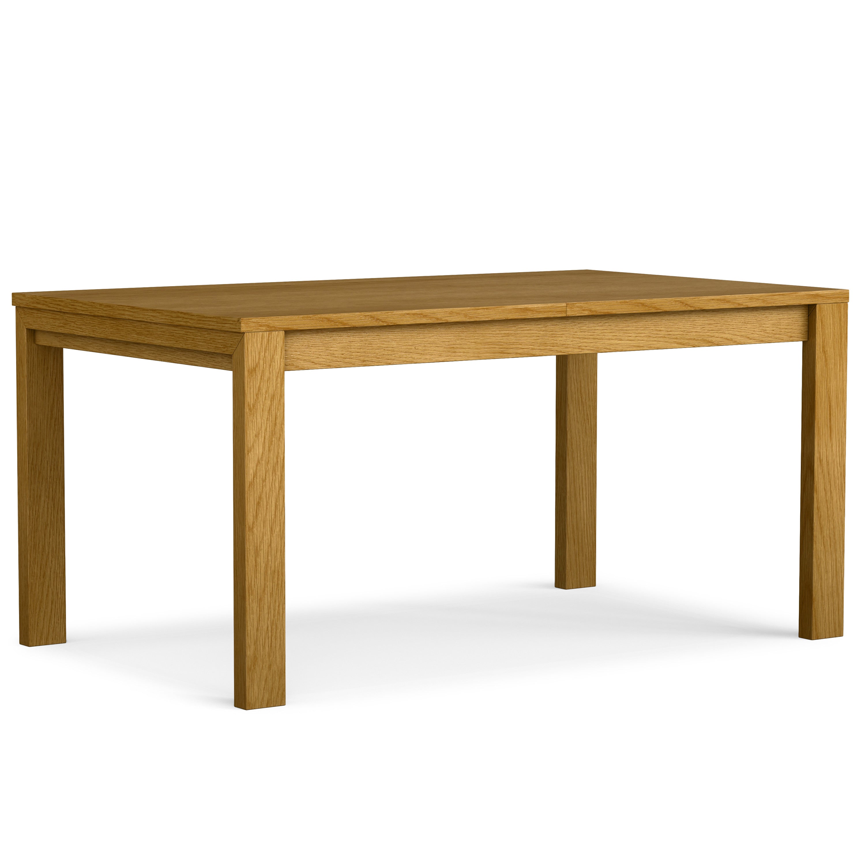 60" Oak Wood Butterfly Leaf Extendable Dining Table Homeroots Kitchen & Dining