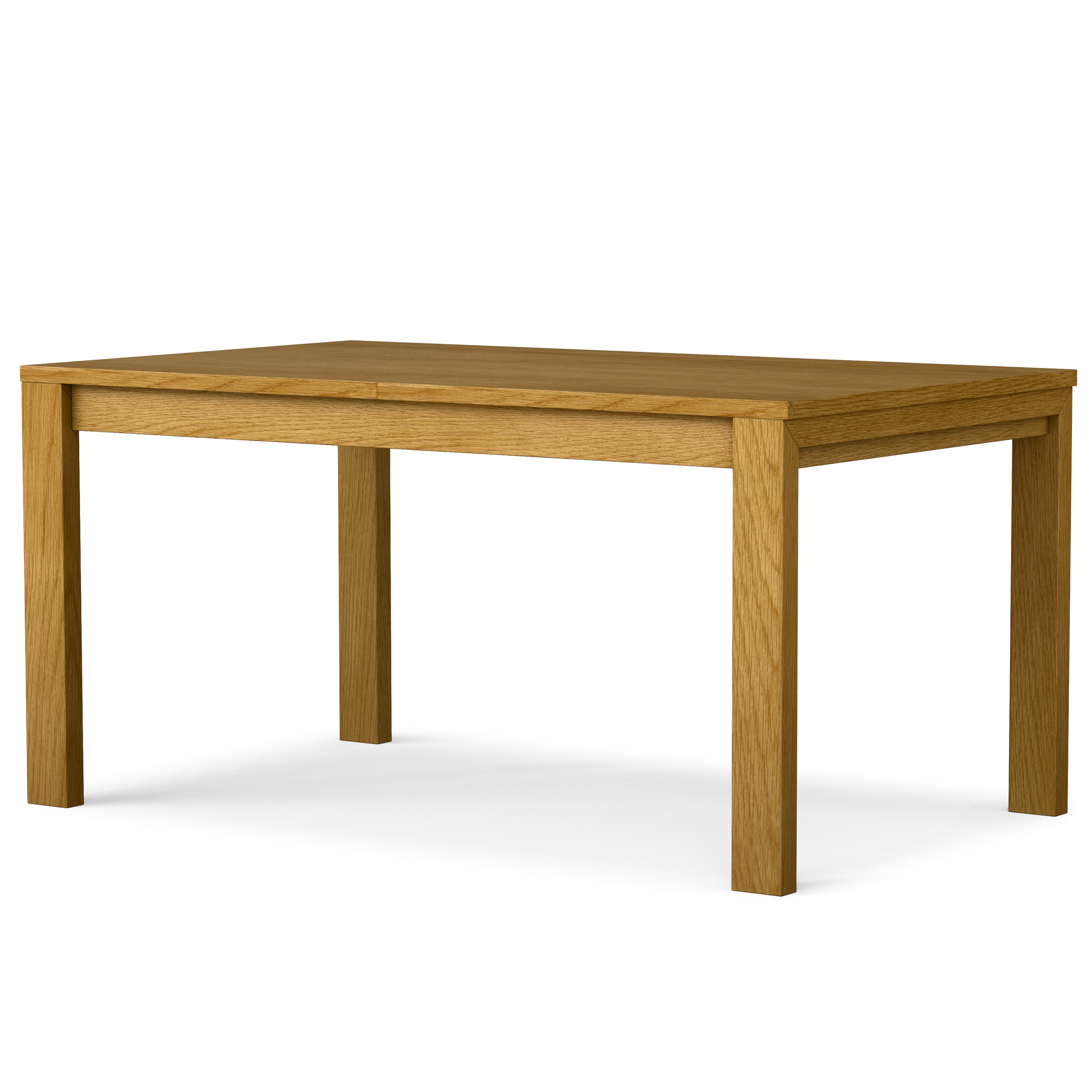 60" Oak Wood Butterfly Leaf Extendable Dining Table Homeroots Kitchen & Dining