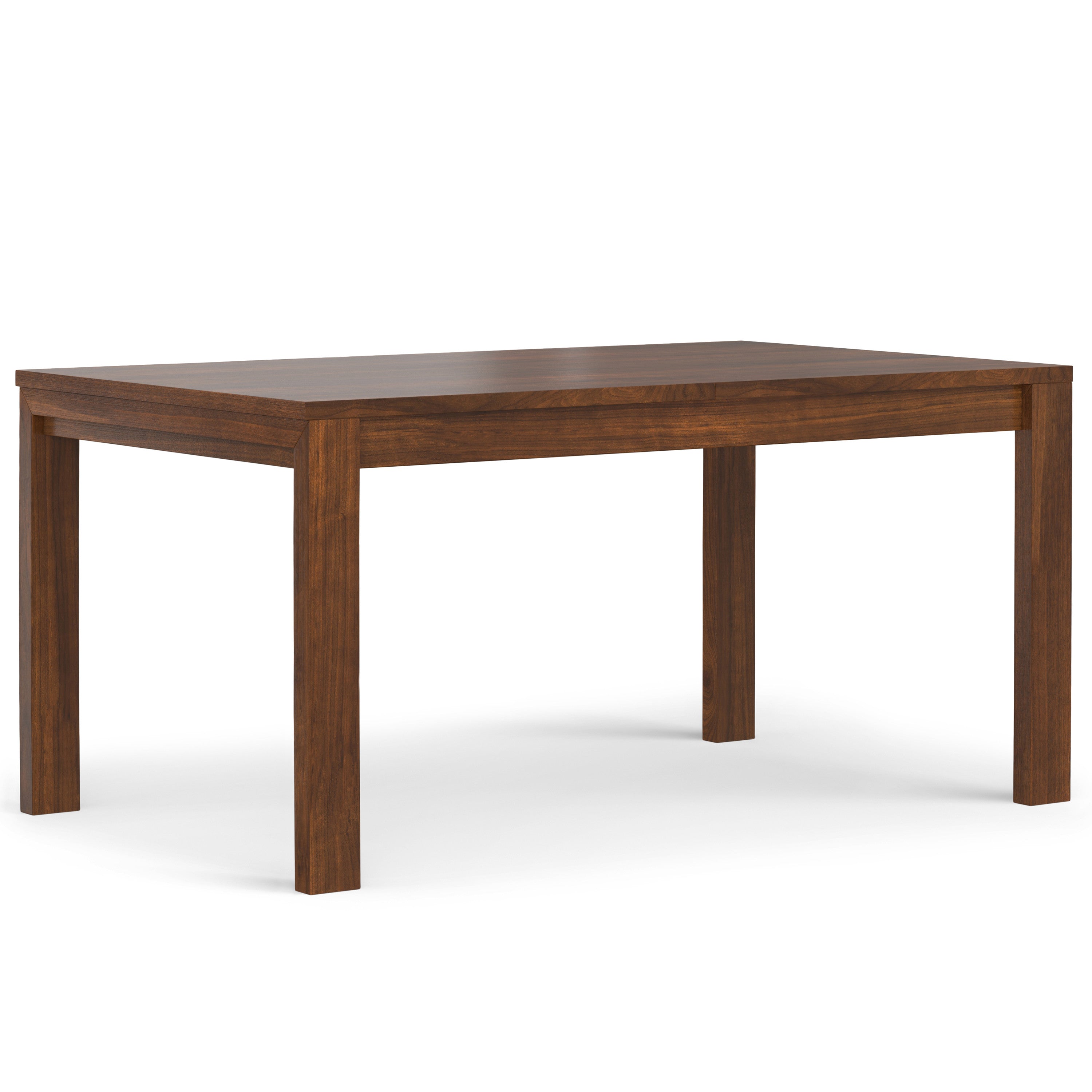60" Walnut Wood Butterfly Leaf Extendable Dining Table Homeroots Kitchen & Dining