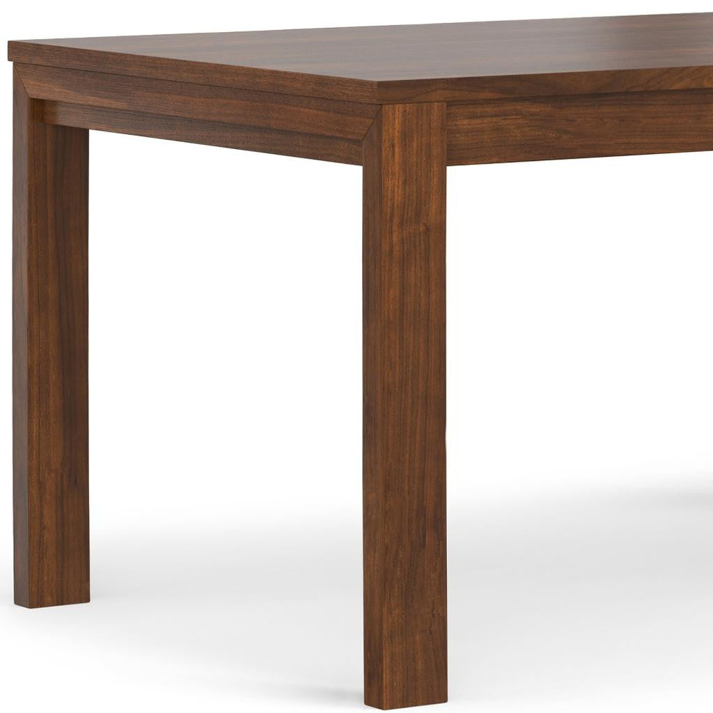 60" Walnut Wood Butterfly Leaf Extendable Dining Table Homeroots Kitchen & Dining