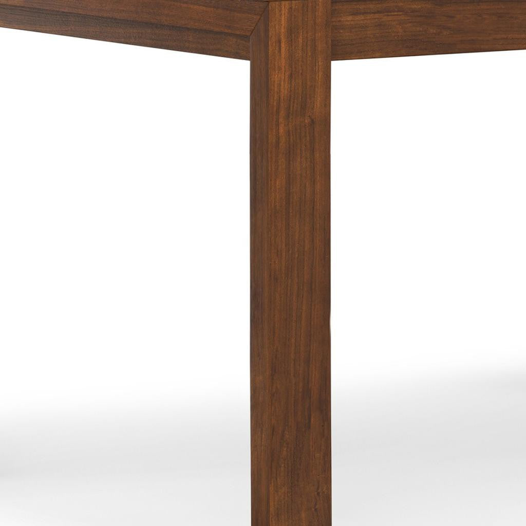 60" Walnut Wood Butterfly Leaf Extendable Dining Table Homeroots Kitchen & Dining