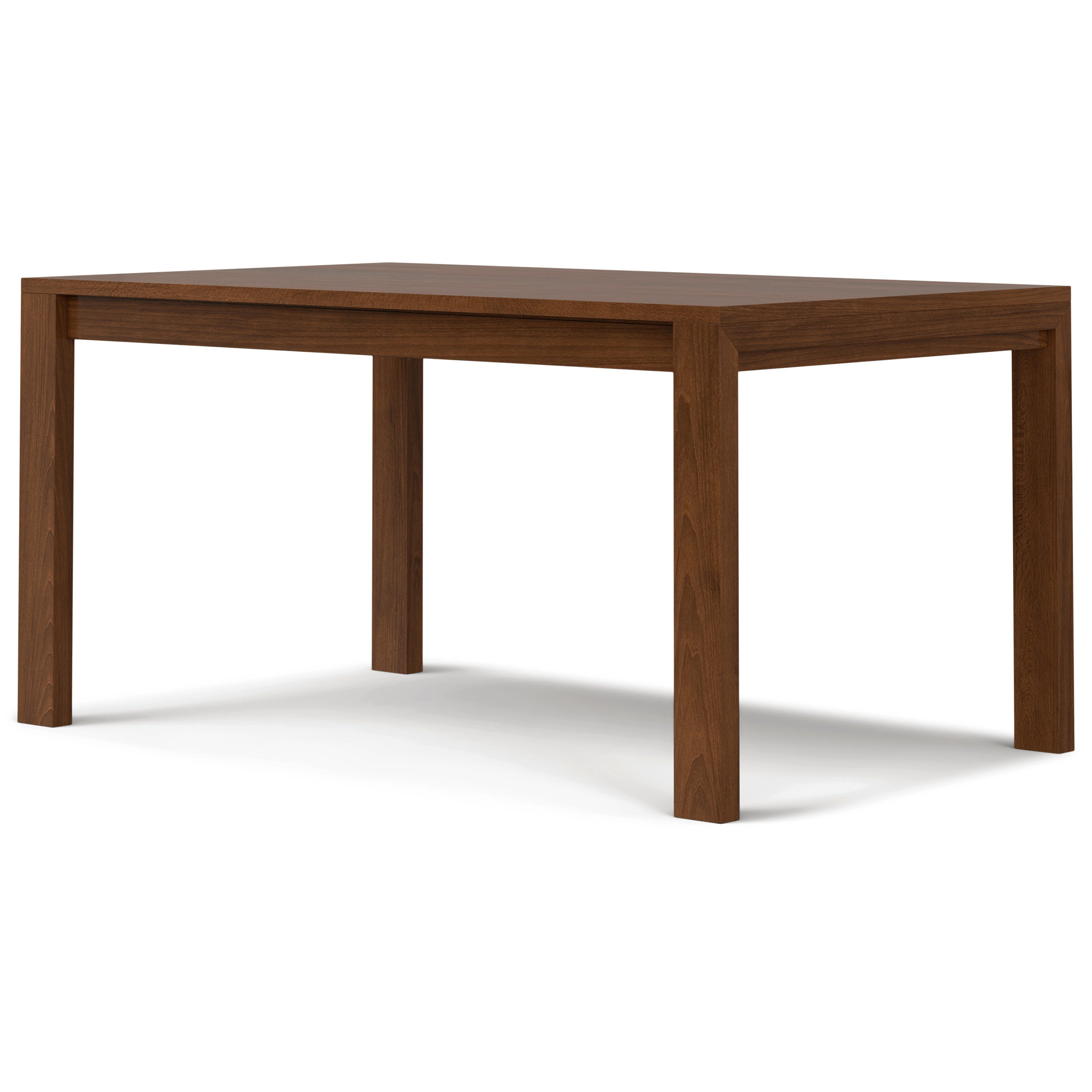 60" Walnut Wood Dining Table Homeroots Kitchen & Dining