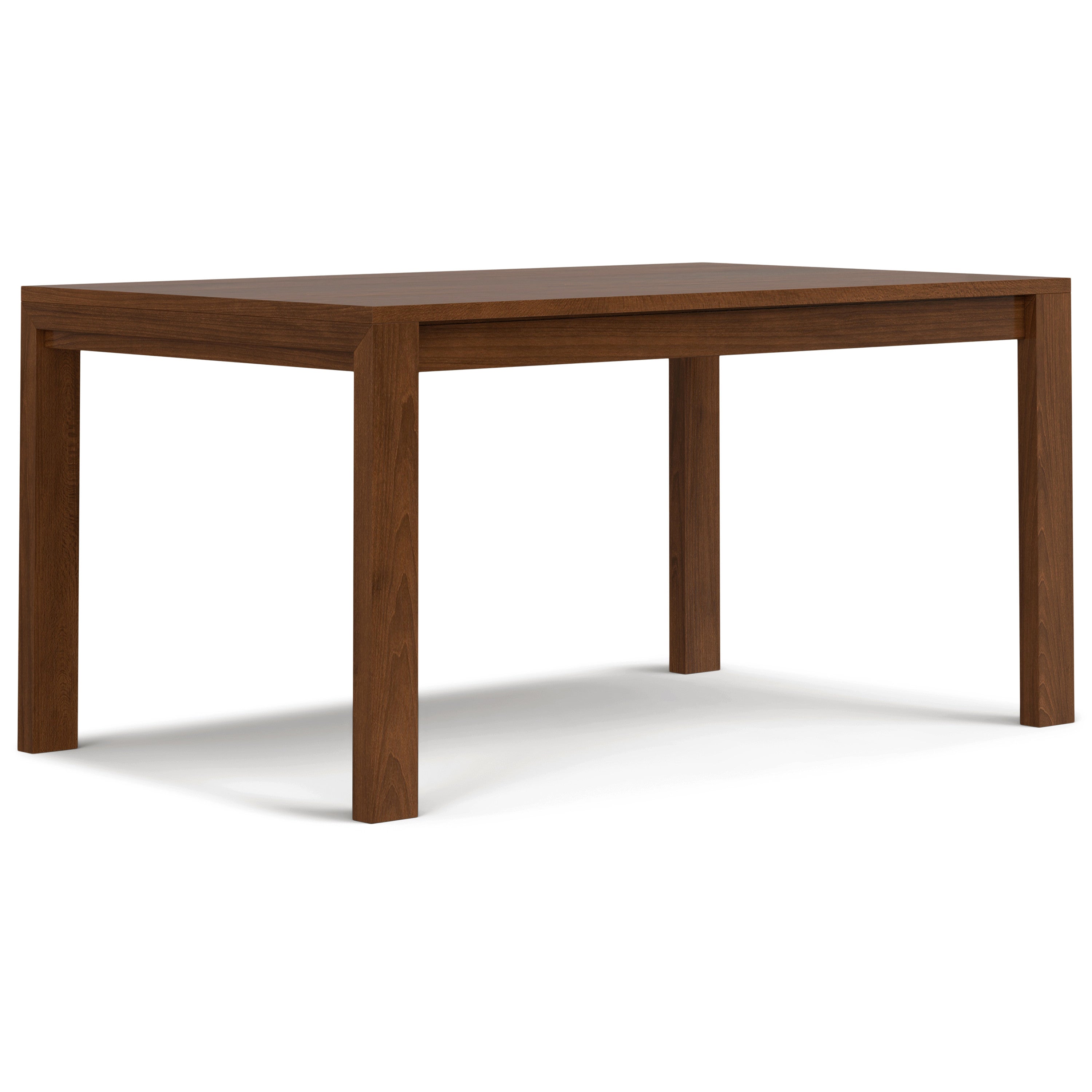 60" Walnut Wood Dining Table Homeroots Kitchen & Dining