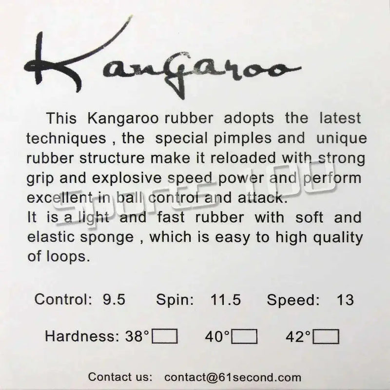 61second-kangaroo-Pips-in-Table-Tennis-Rubber-with-white-Sponge-GreatEagleInc-334803327