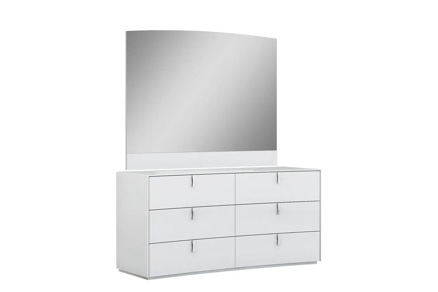 62" X 19" X 30" White  Dresser Homeroots Bed & Bath