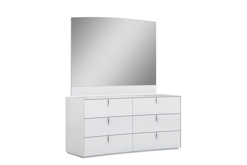 62" X 19" X 30" White  Dresser Homeroots Bed & Bath