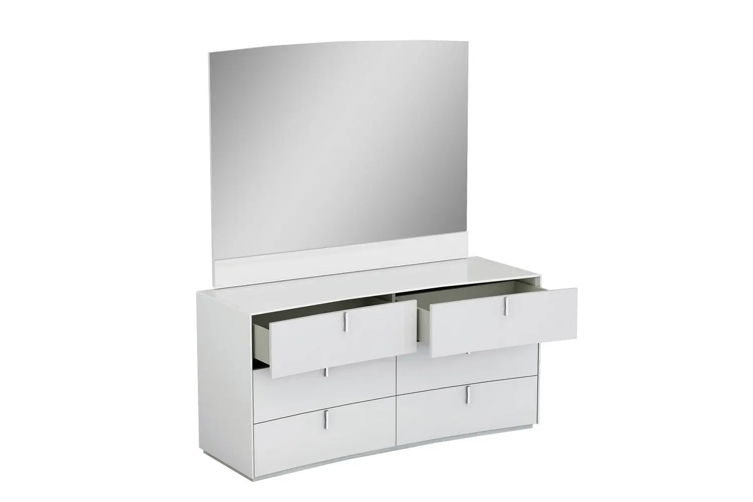 62" X 19" X 30" White  Dresser Homeroots Bed & Bath