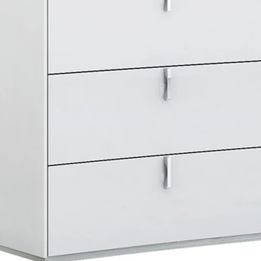 62" X 19" X 30" White  Dresser Homeroots Bed & Bath