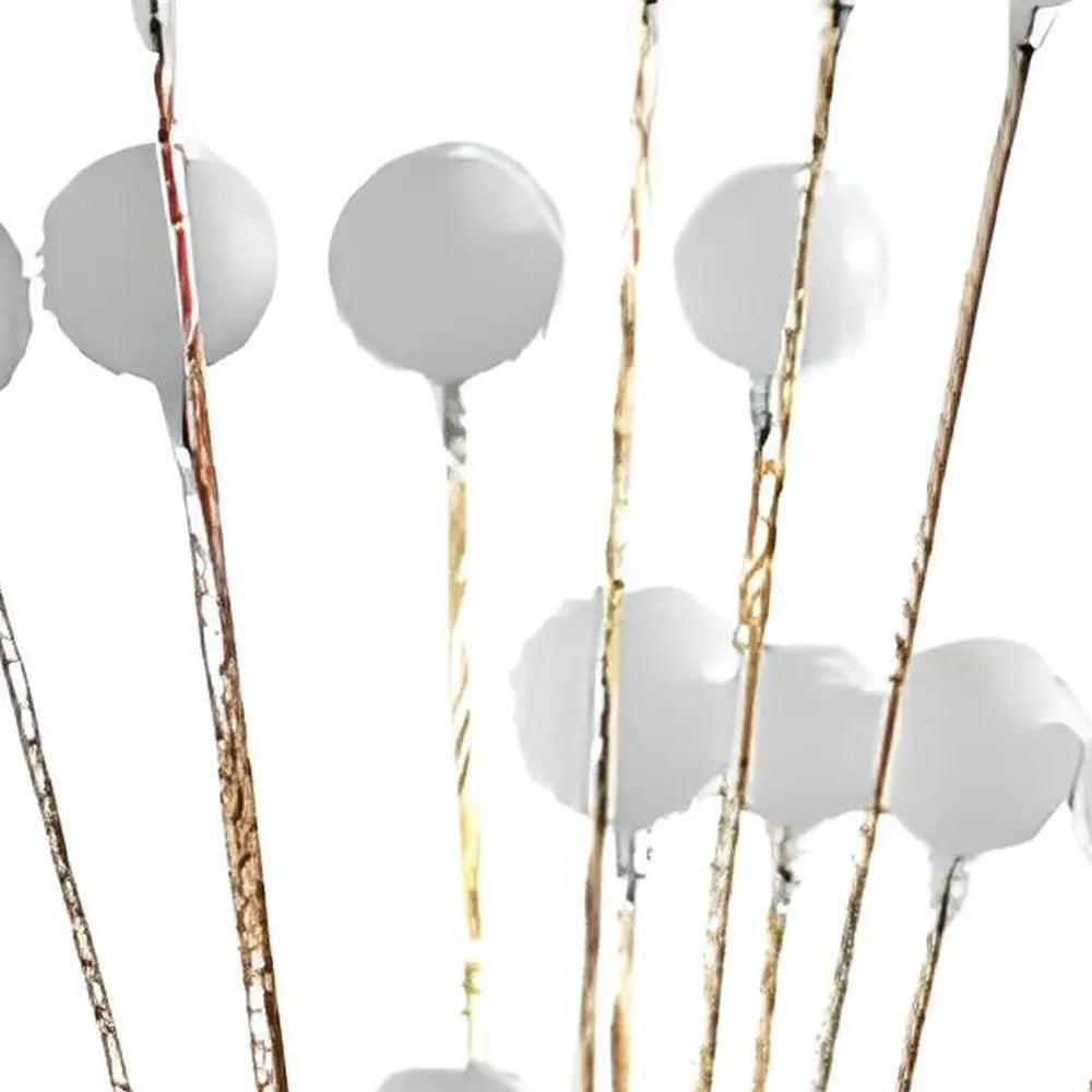 62" Yellow 16 LED Novelty Floor Lamp With White Homeroots Lighting