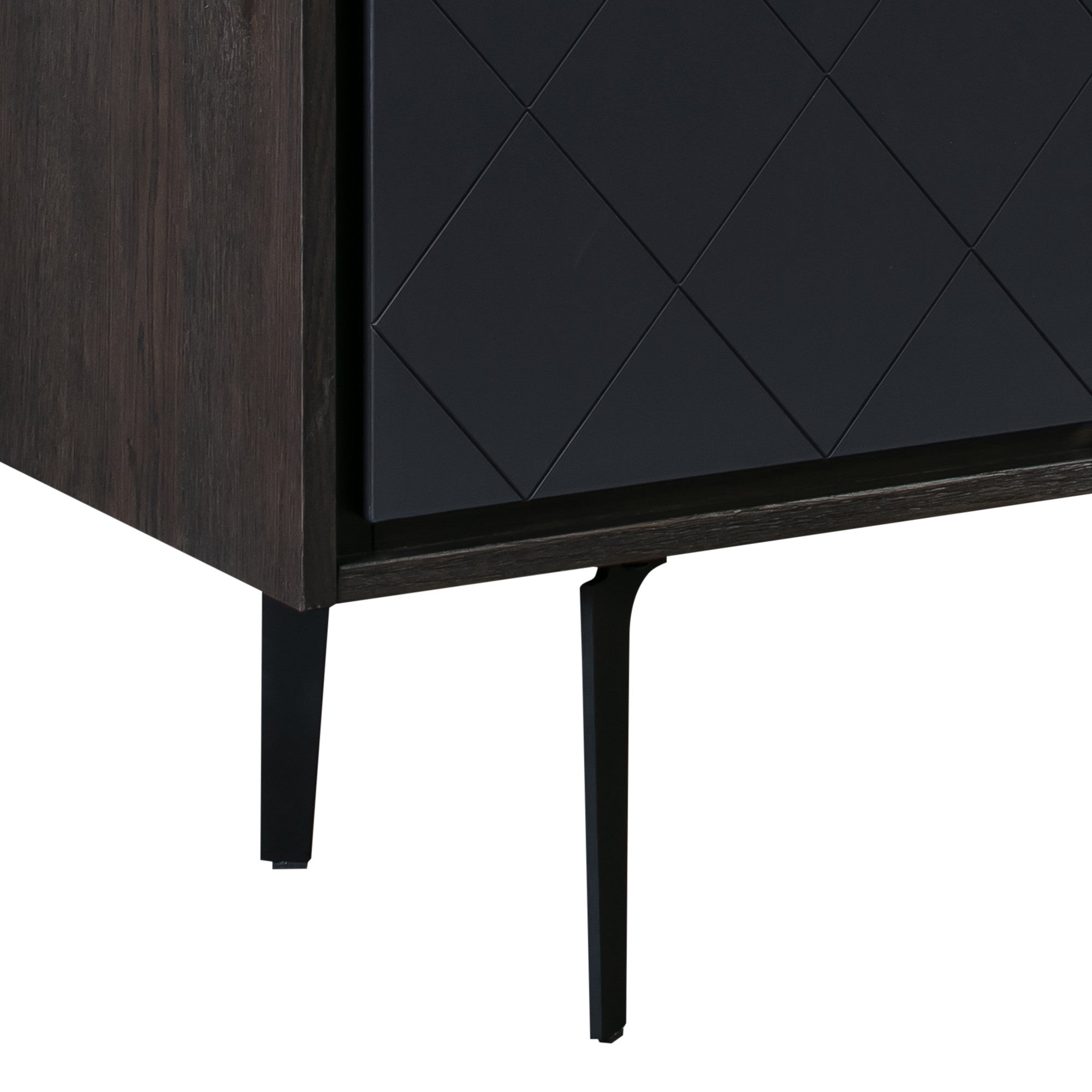 63" Gray Solid Wood Three Drawer Dresser - GreatEagleInc