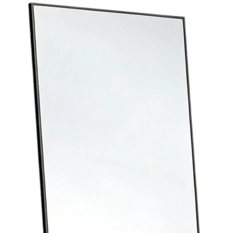 64" Black Aluminum Freestanding And Wall Mounted Framed Full Length Mirror Homeroots Bed & Bath