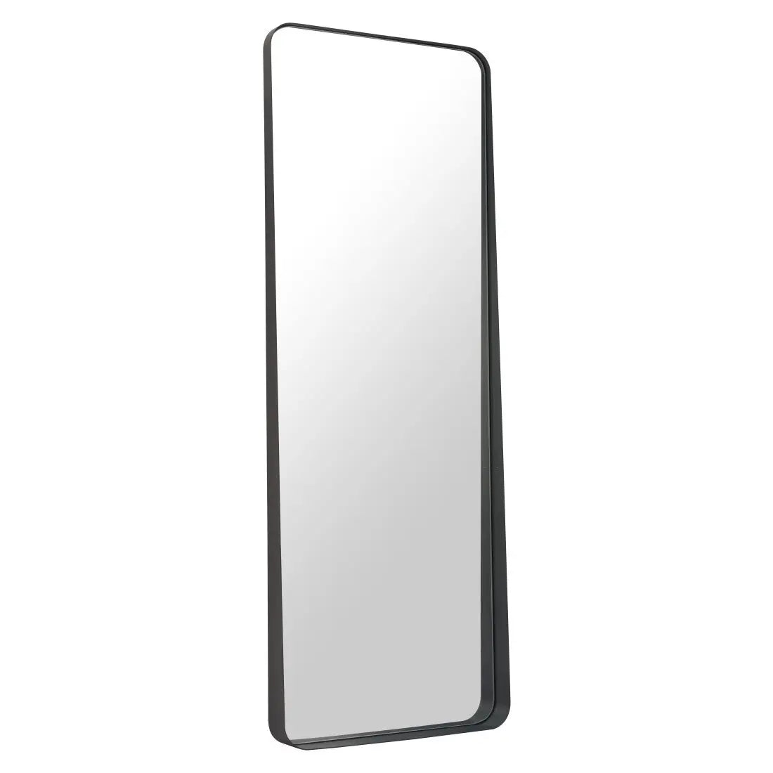 66" Black Steel Framed Full Length Mirror Homeroots Bed & Bath