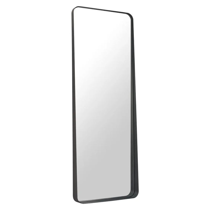 66" Black Steel Framed Full Length Mirror Homeroots Bed & Bath